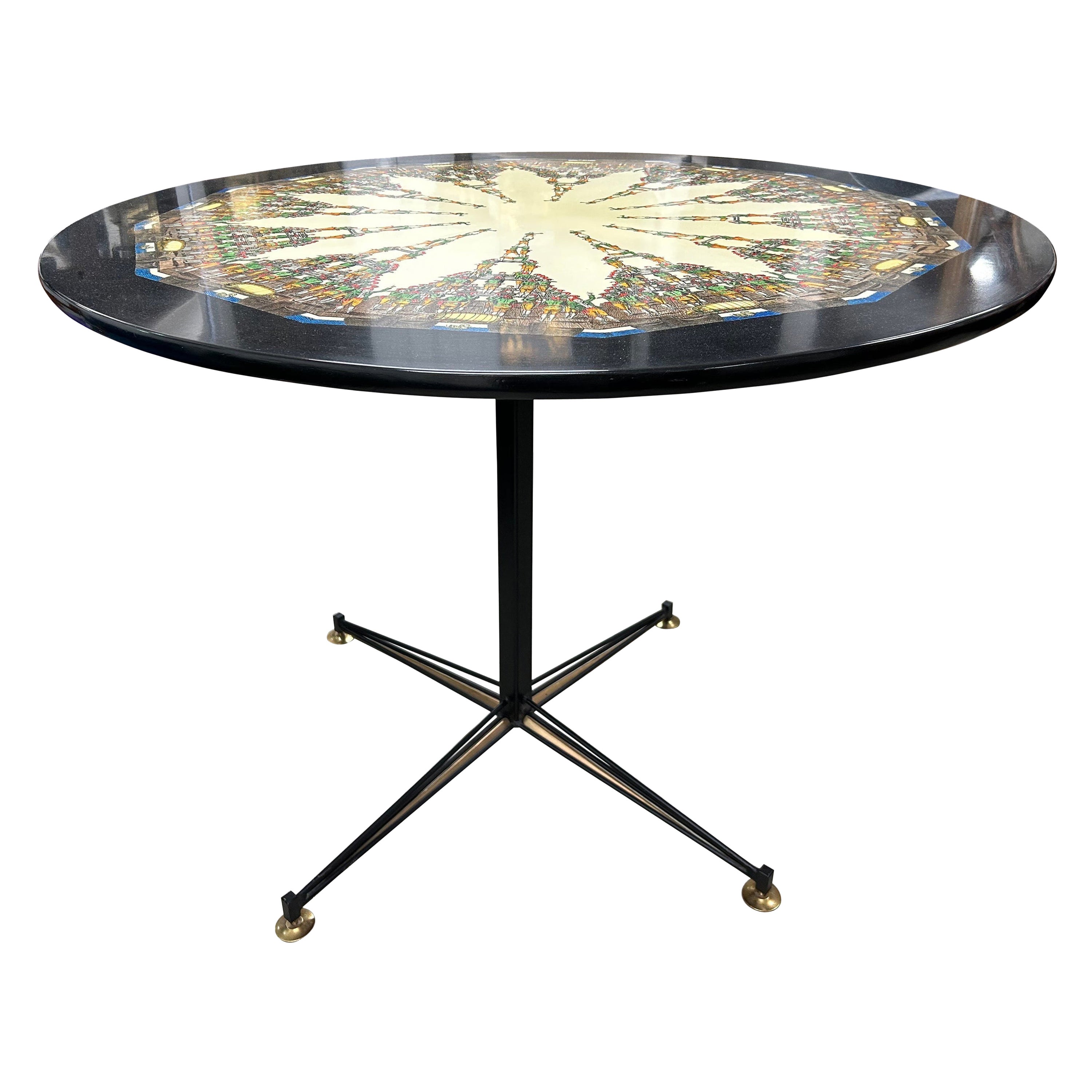 Mesa de centro moderna italiana de Fornasetti