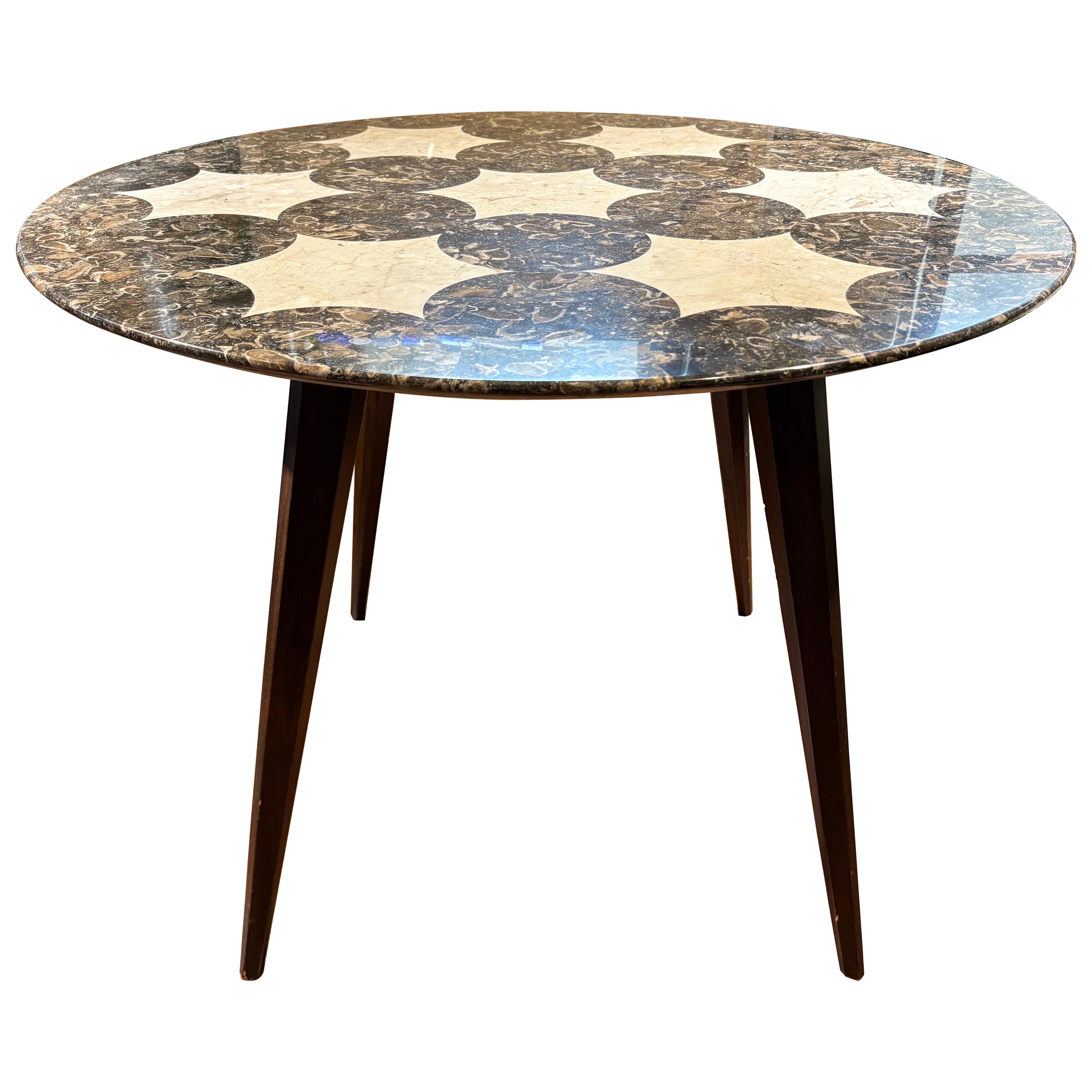 Table centrale moderne italienne par Ico Parisi en vente