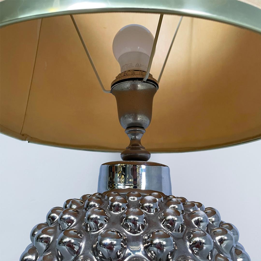 Italian modern ceramic table lamp by La Farnesiana, 1970s For Sale 4