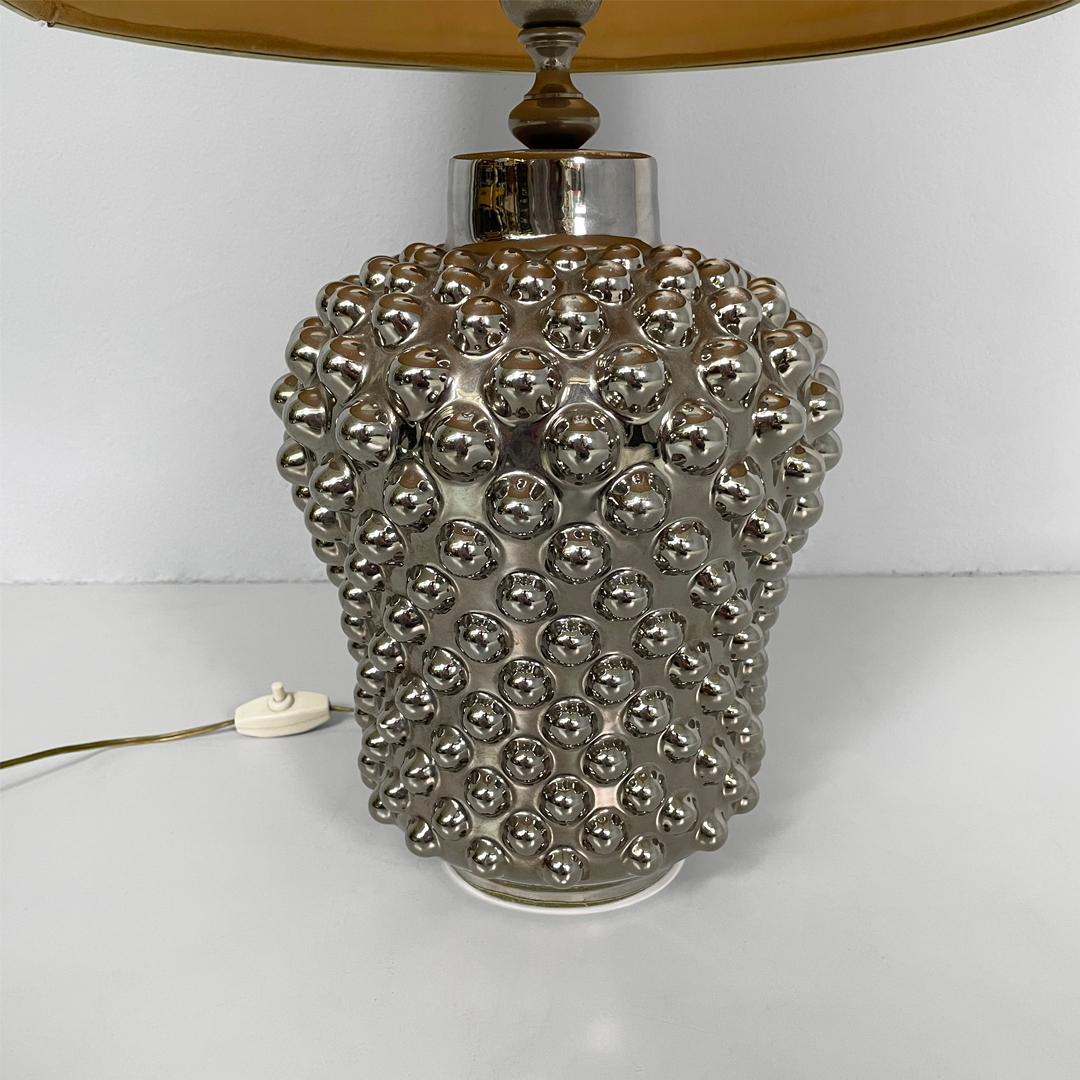 Italian modern ceramic table lamp by La Farnesiana, 1970s For Sale 5