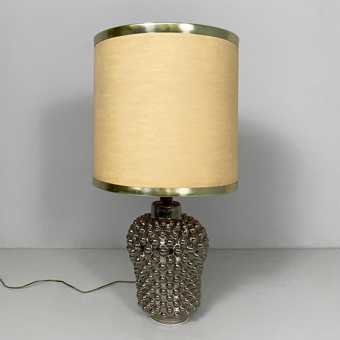 Italian modern ceramic table lamp by La Farnesiana, 1970s In Good Condition For Sale In MIlano, IT