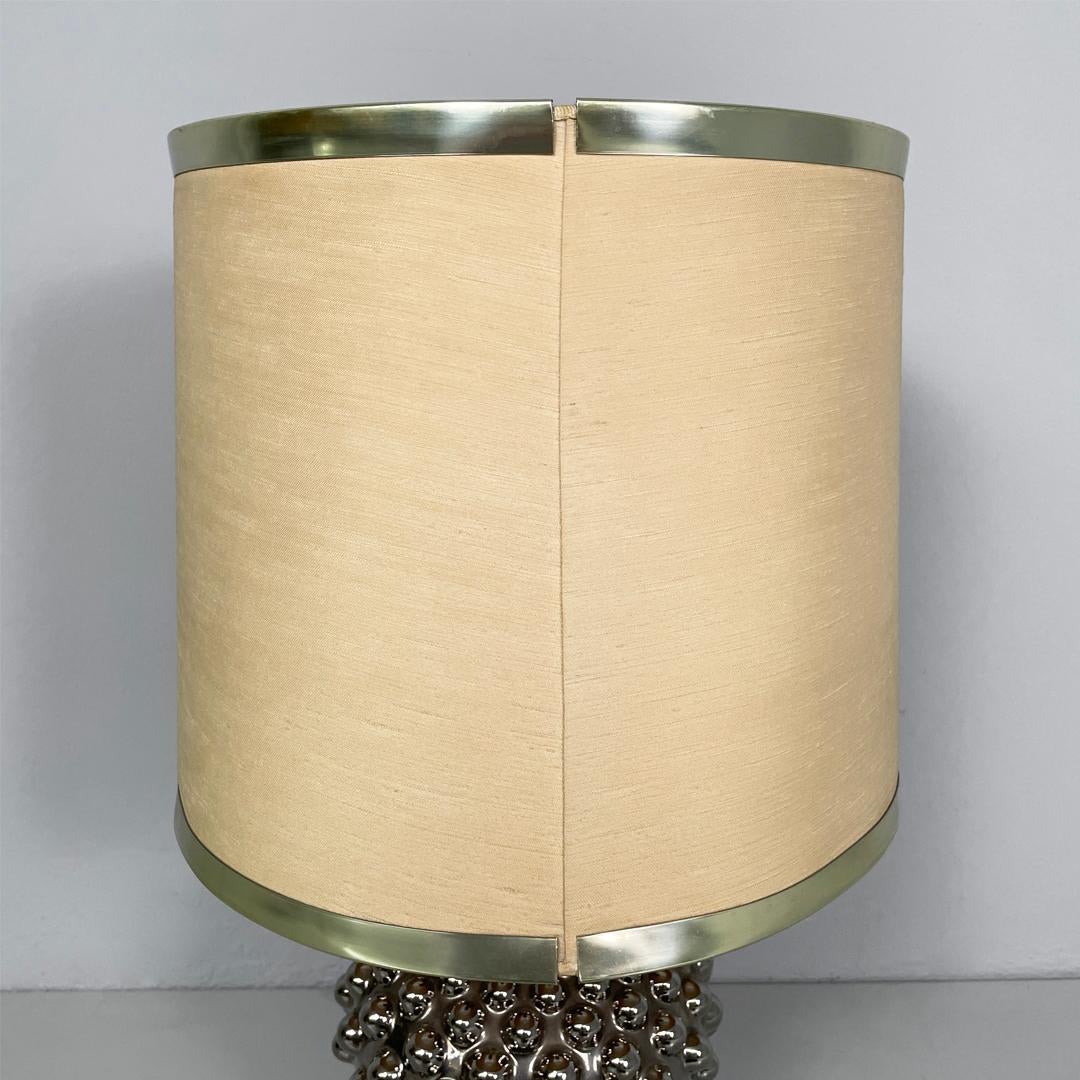 Ceramic Italian modern ceramic table lamp by La Farnesiana, 1970s For Sale