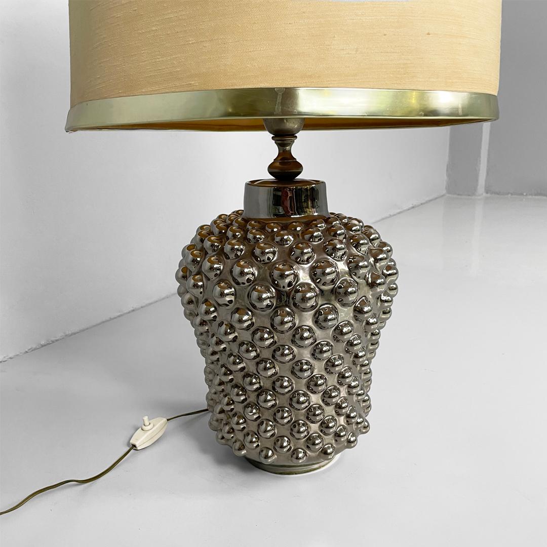 Italian modern ceramic table lamp by La Farnesiana, 1970s For Sale 3