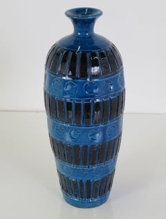 Italian Modern Ceramic Vase Aldo Londi for Fratelli Fanciullacci, 1960s