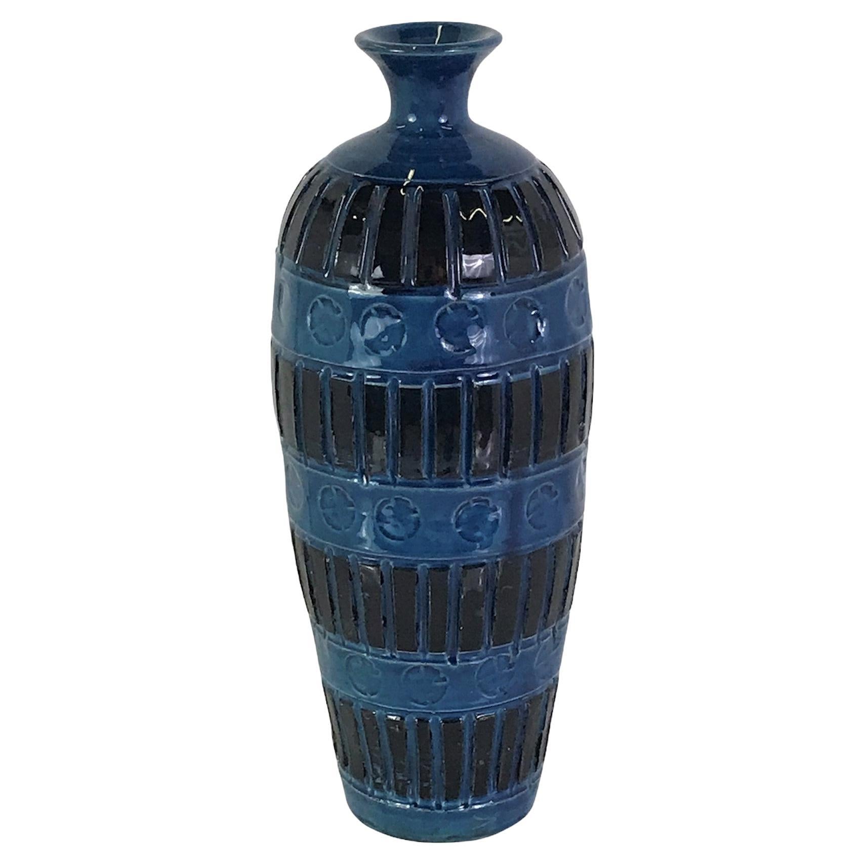 Italian Modern Ceramic Vase Aldo Londi for Fratelli Fanciullacci, 1960s For Sale 4
