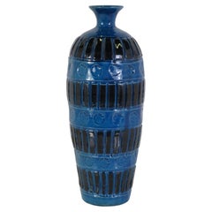Vintage Italian Modern Ceramic Vase Aldo Londi for Fratelli Fanciullacci, 1960s