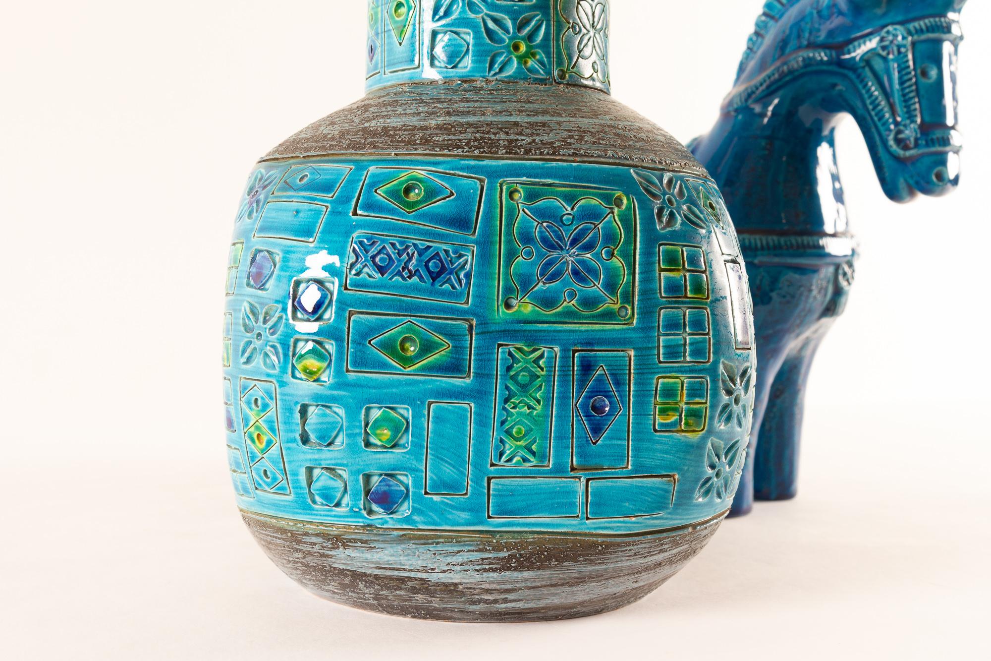 Italian Modern Ceramic Vase by Aldo Londi for Bitossi, 1960s 8