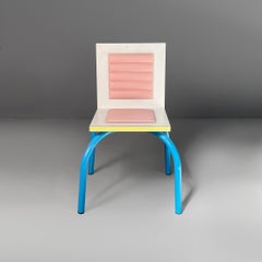 Sedia moderna italiana Riveria di Michele de Lucchi per Memphis, 1981