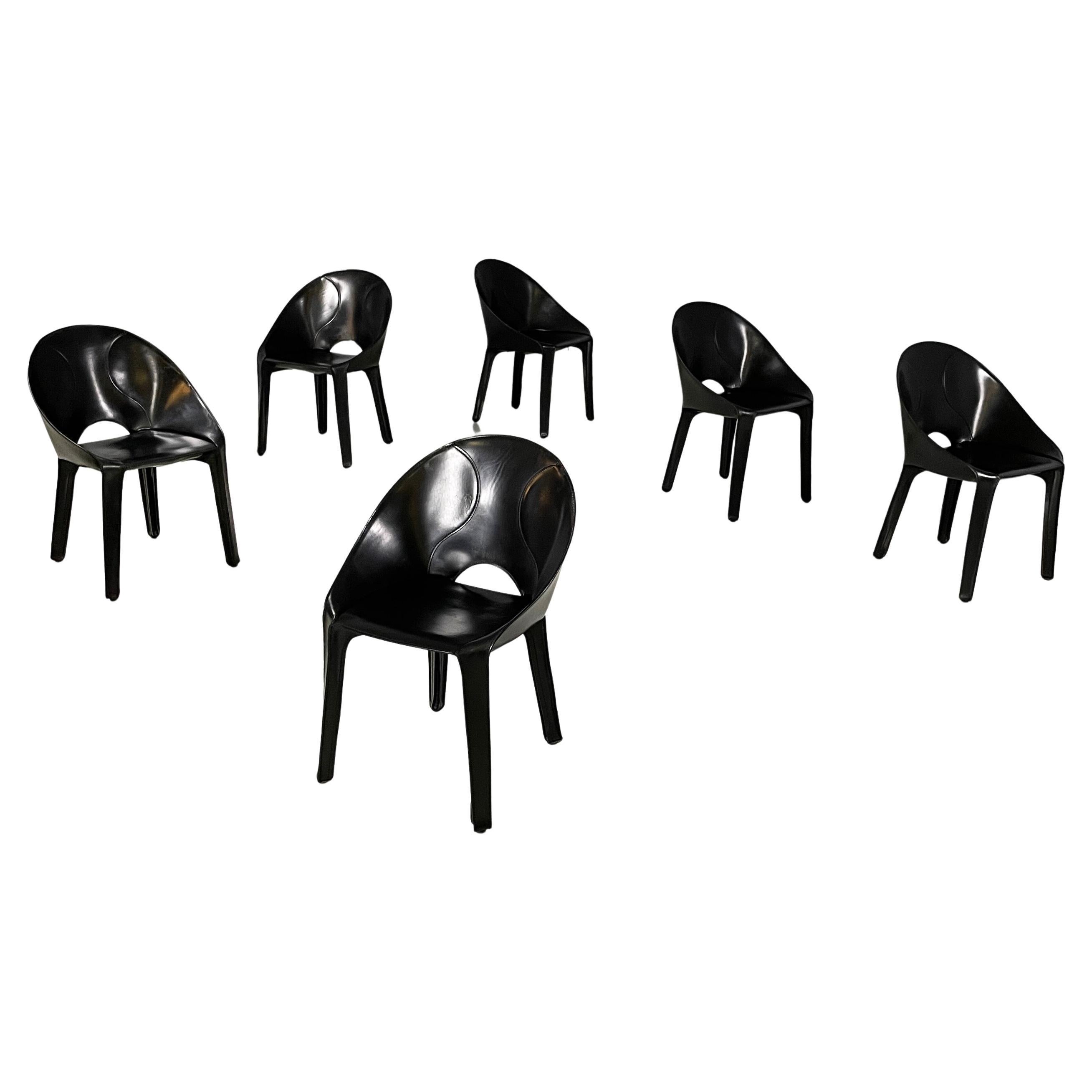 Sedie moderne italiane Lira e Liuto CAB K5 di Mario Bellini per Cassina, anni '90
