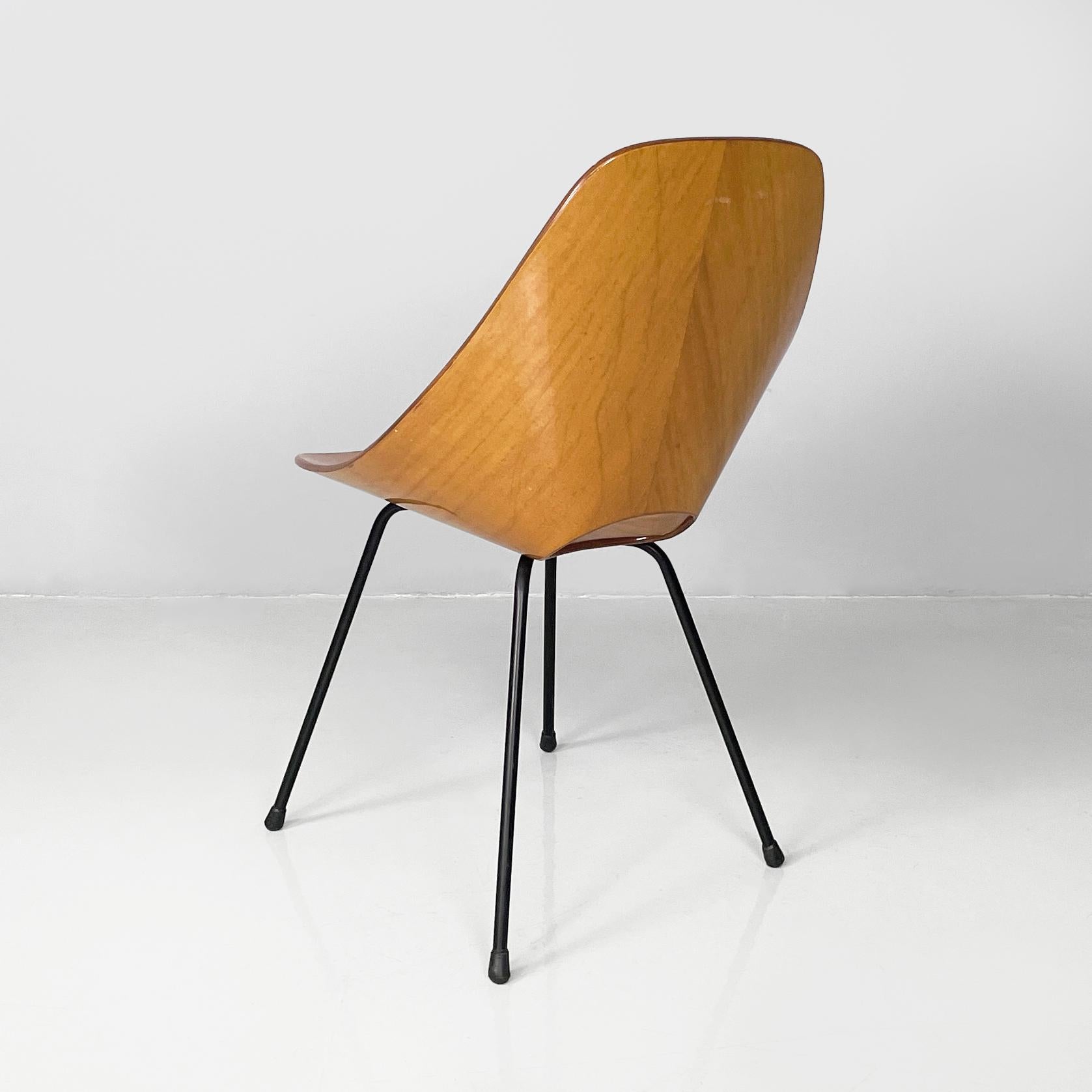Mid-Century Modern Italian modern chairs Medea by Vittorio Nobili for Fratelli Tagliabue, 1960s For Sale