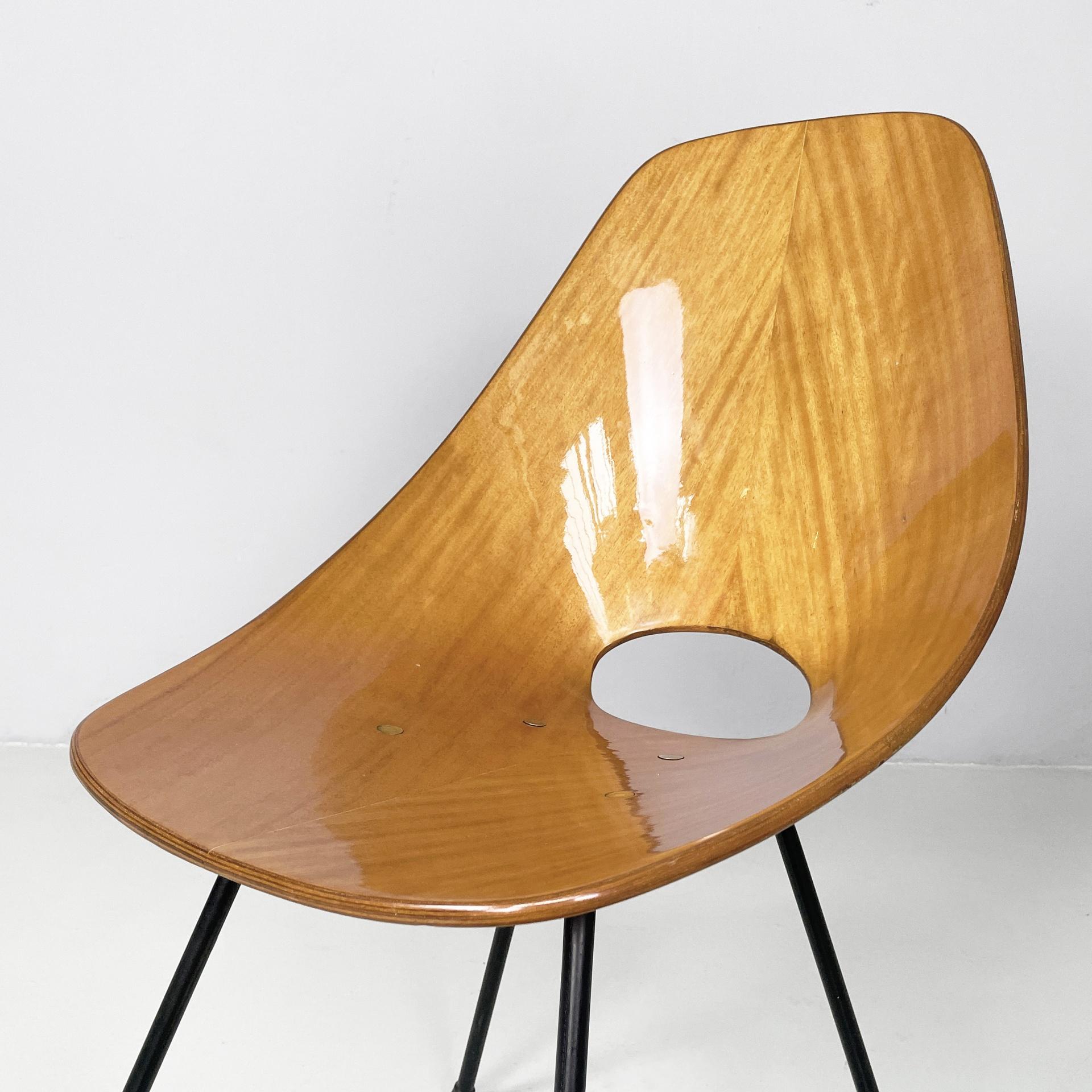 Mid-20th Century Italian modern chairs Medea by Vittorio Nobili for Fratelli Tagliabue, 1960s For Sale
