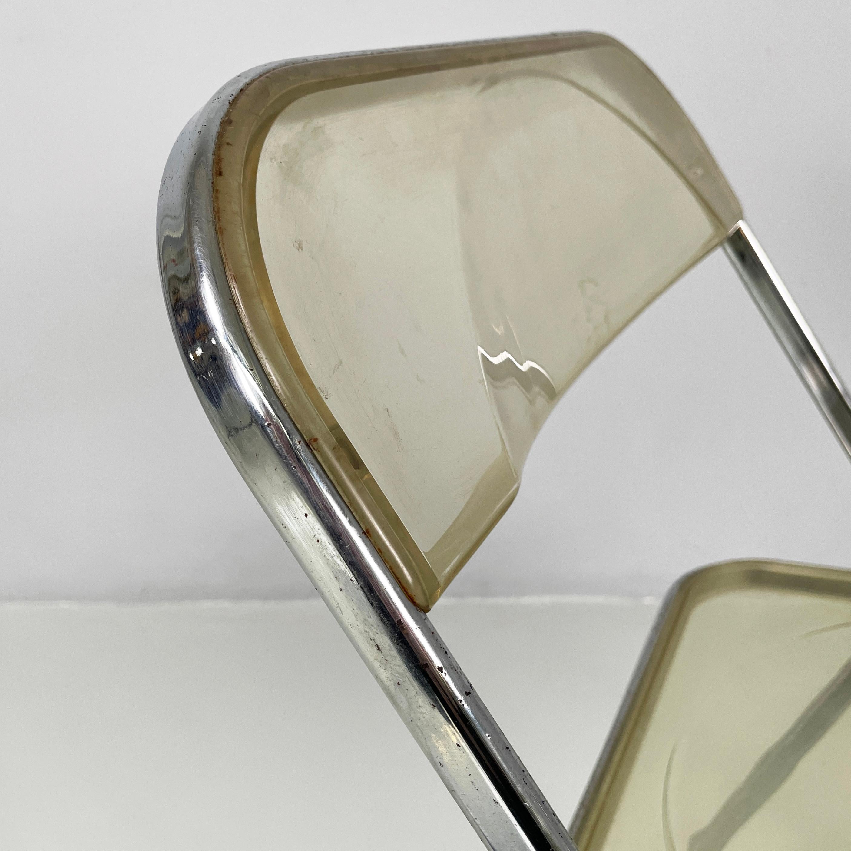 Moderne italienische Stühle Plia von Giancarlo Piretti für Anonima Castelli, 1970er Jahre im Angebot 1