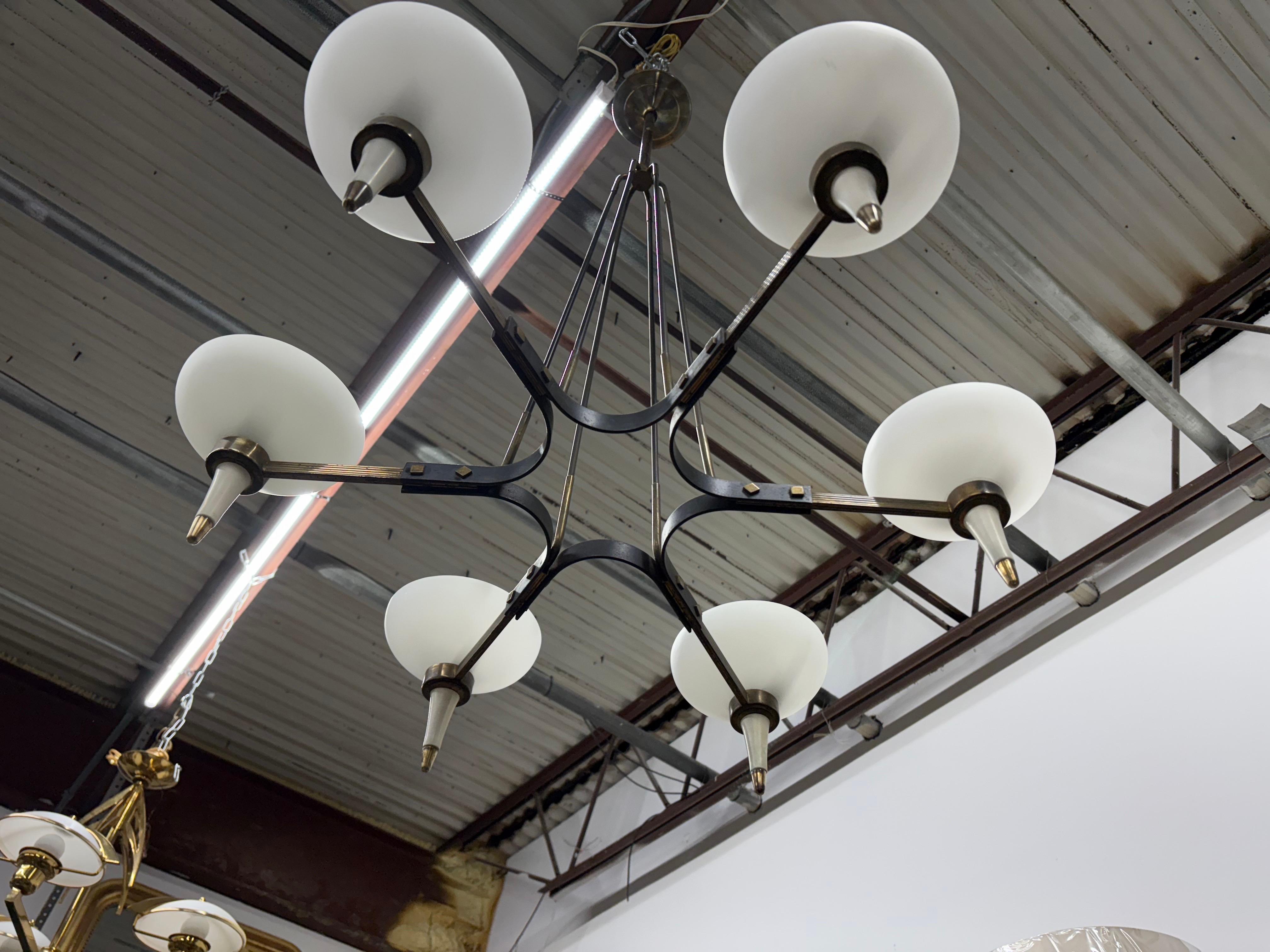Lampadario moderno italiano di Stilnovo in vendita 3
