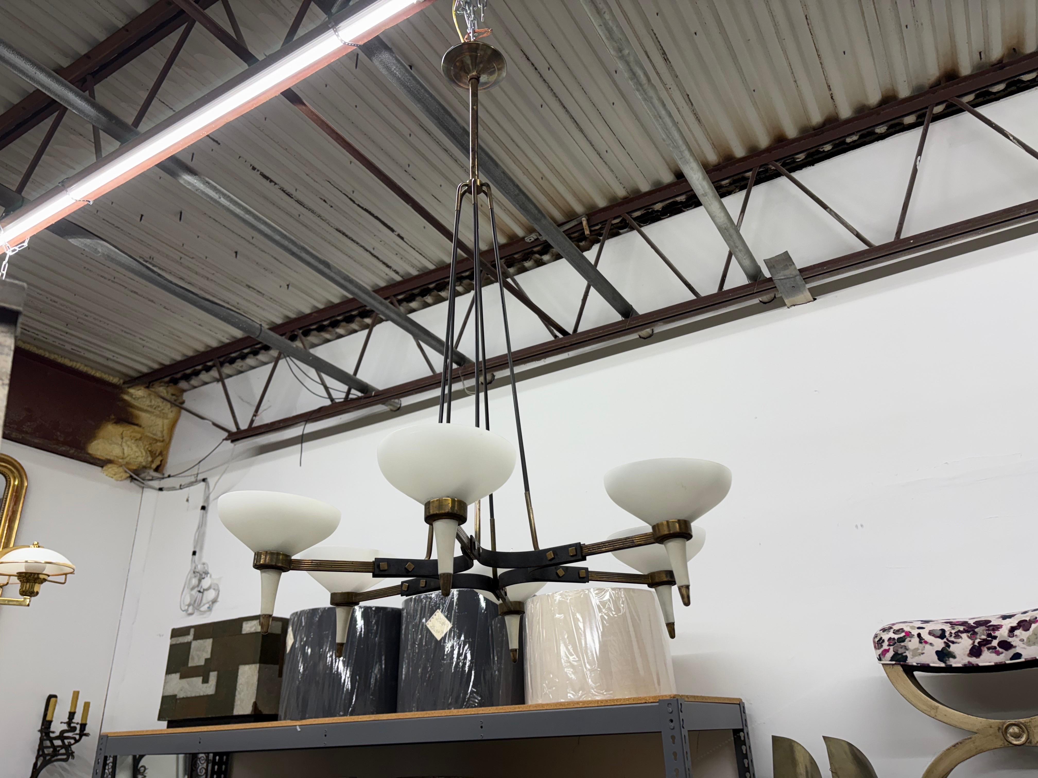 Lampadario moderno italiano di Stilnovo in vendita 5