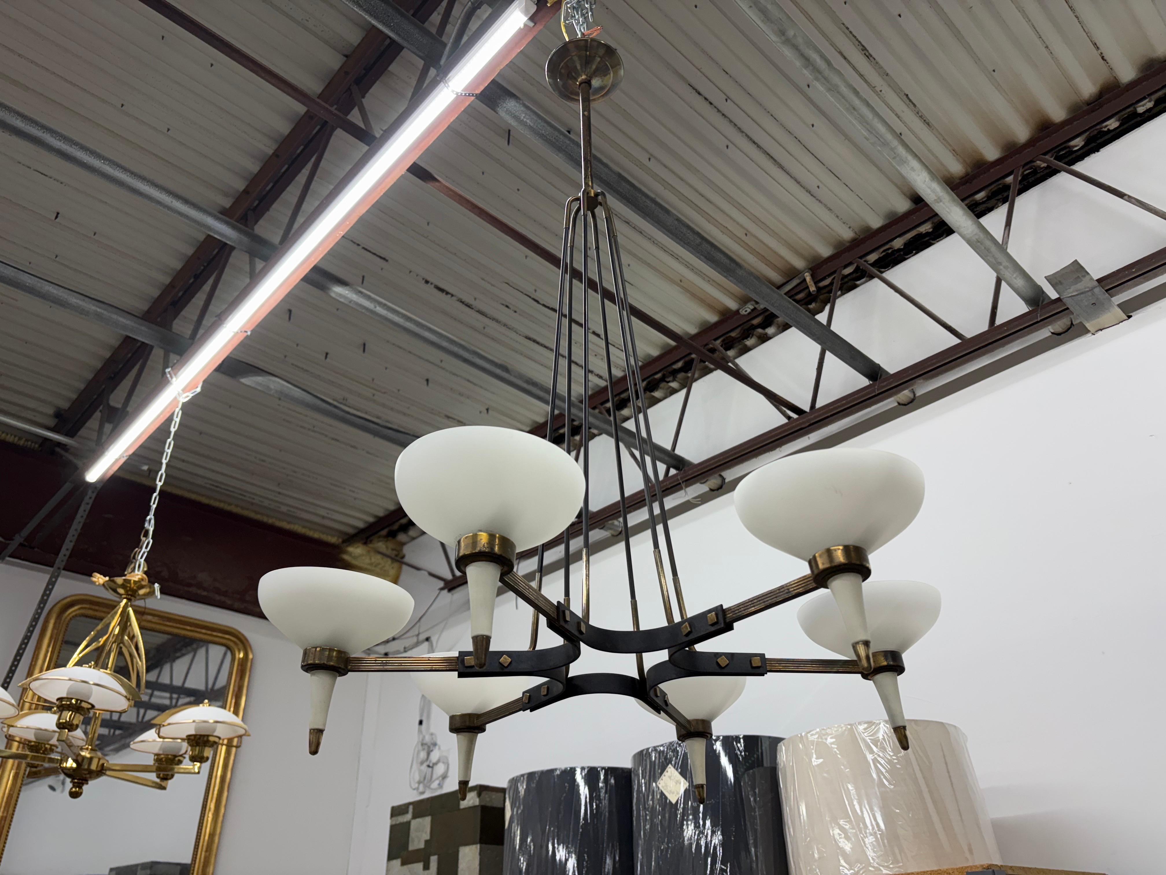 Lampadario moderno italiano di Stilnovo in vendita 2