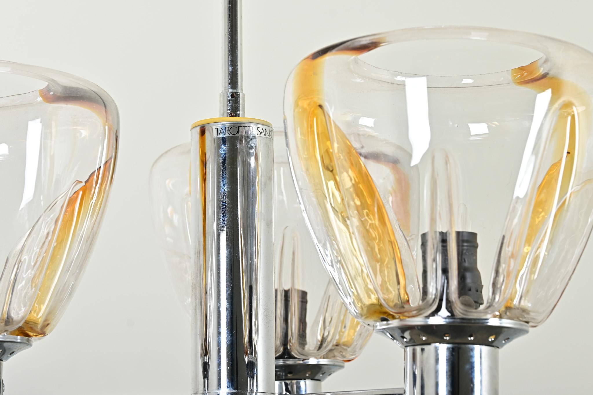 Italiano Lampadario moderno italiano di Targetti Sankey in vendita