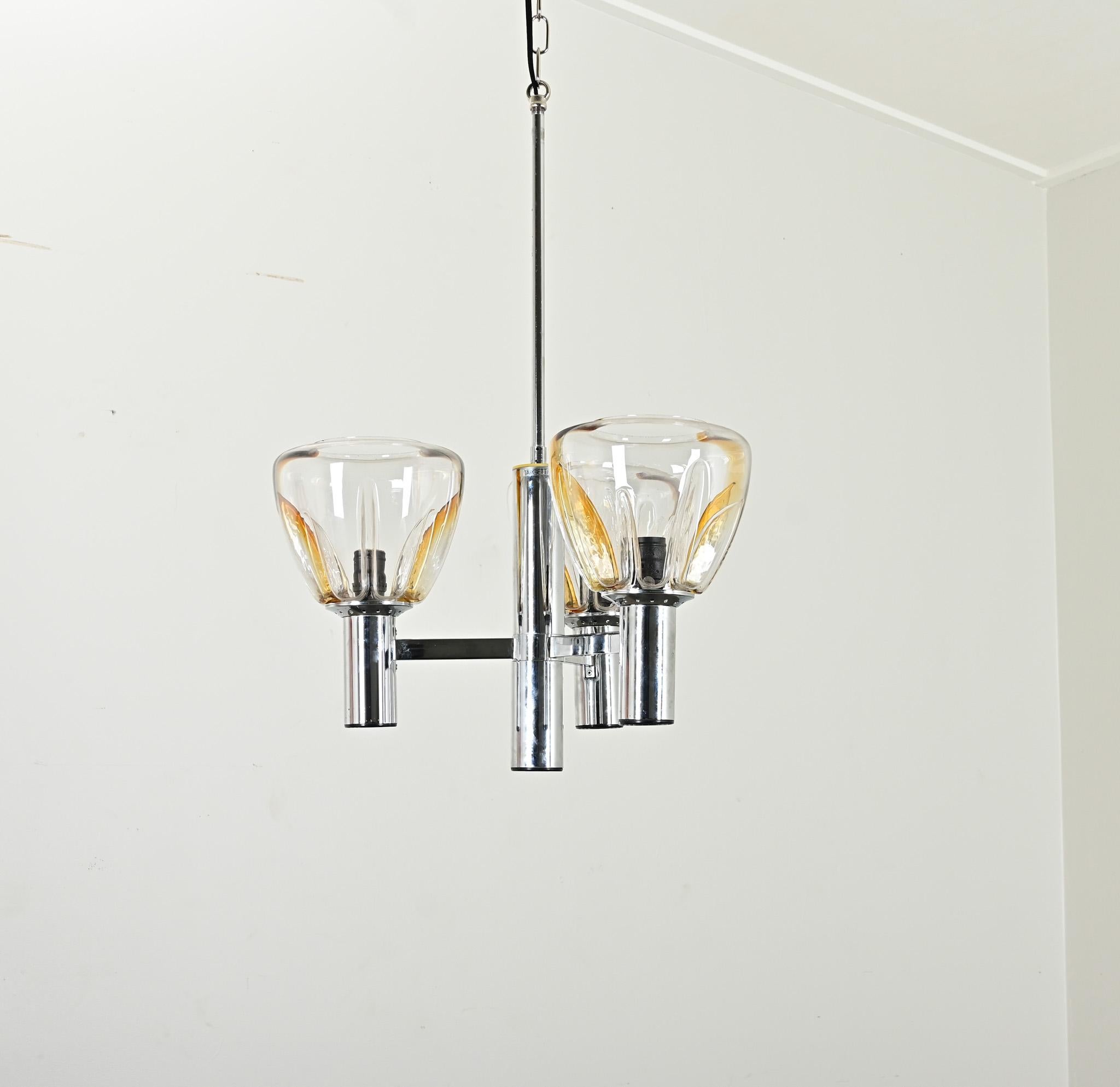 Lampadario moderno italiano di Targetti Sankey In condizioni buone in vendita a Baton Rouge, LA