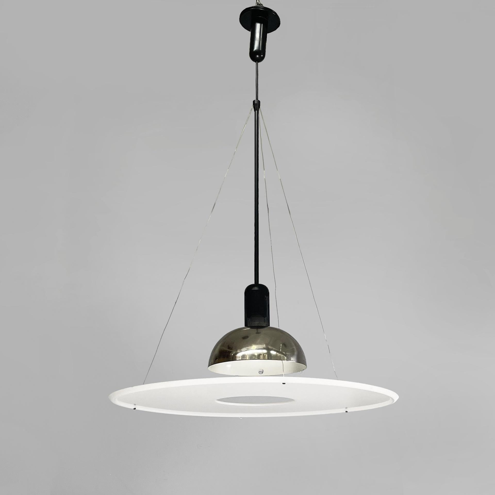Moderno Lampadario moderno italiano Frisbi di Achille Castiglioni per Flos, anni '70 in vendita