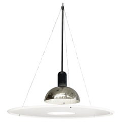 Lampadario moderno italiano Frisbi di Achille Castiglioni per Flos, anni '70