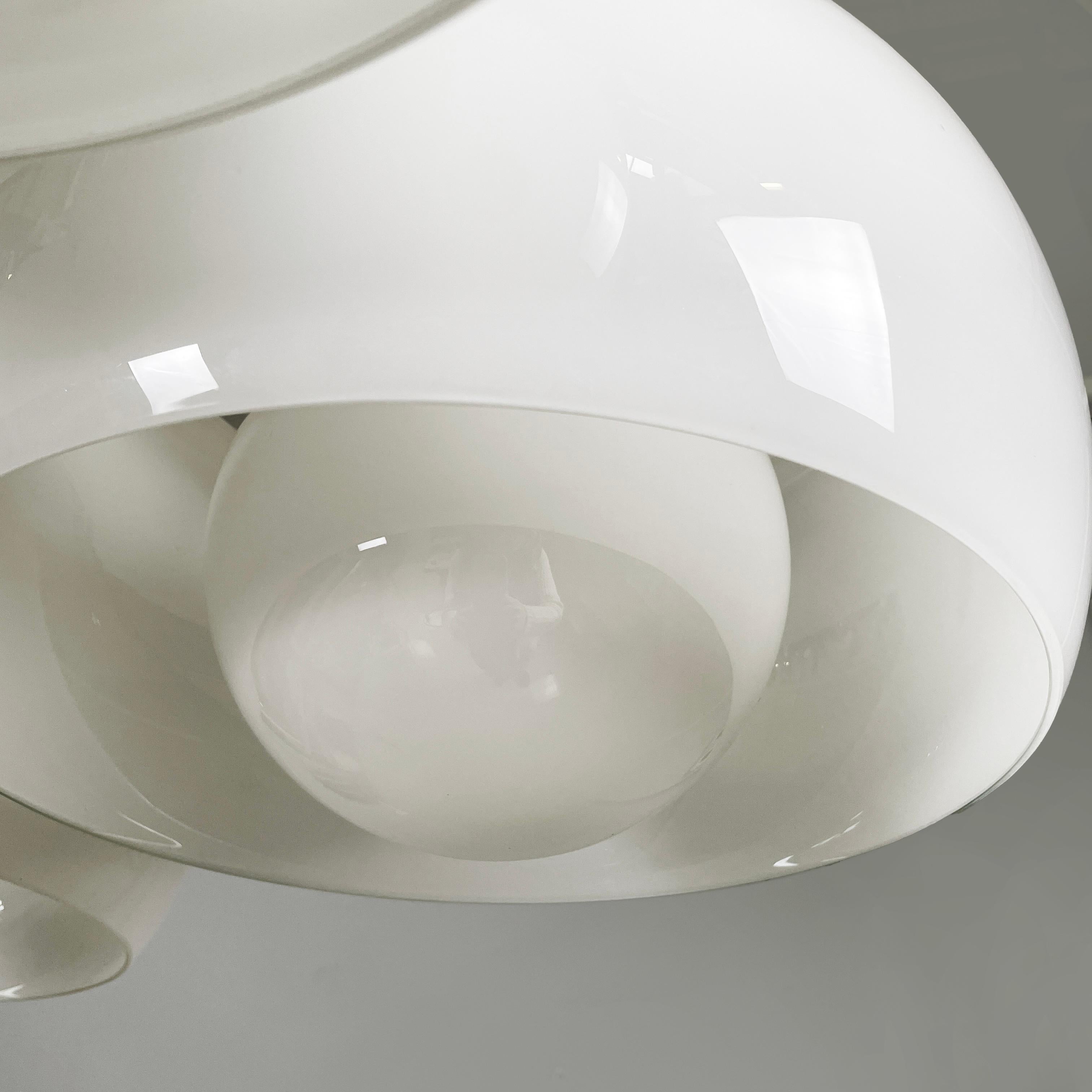 Lampadario moderno italiano Pentaclinio di Vico Magistretti per Artemide, anni '70 in vendita 3