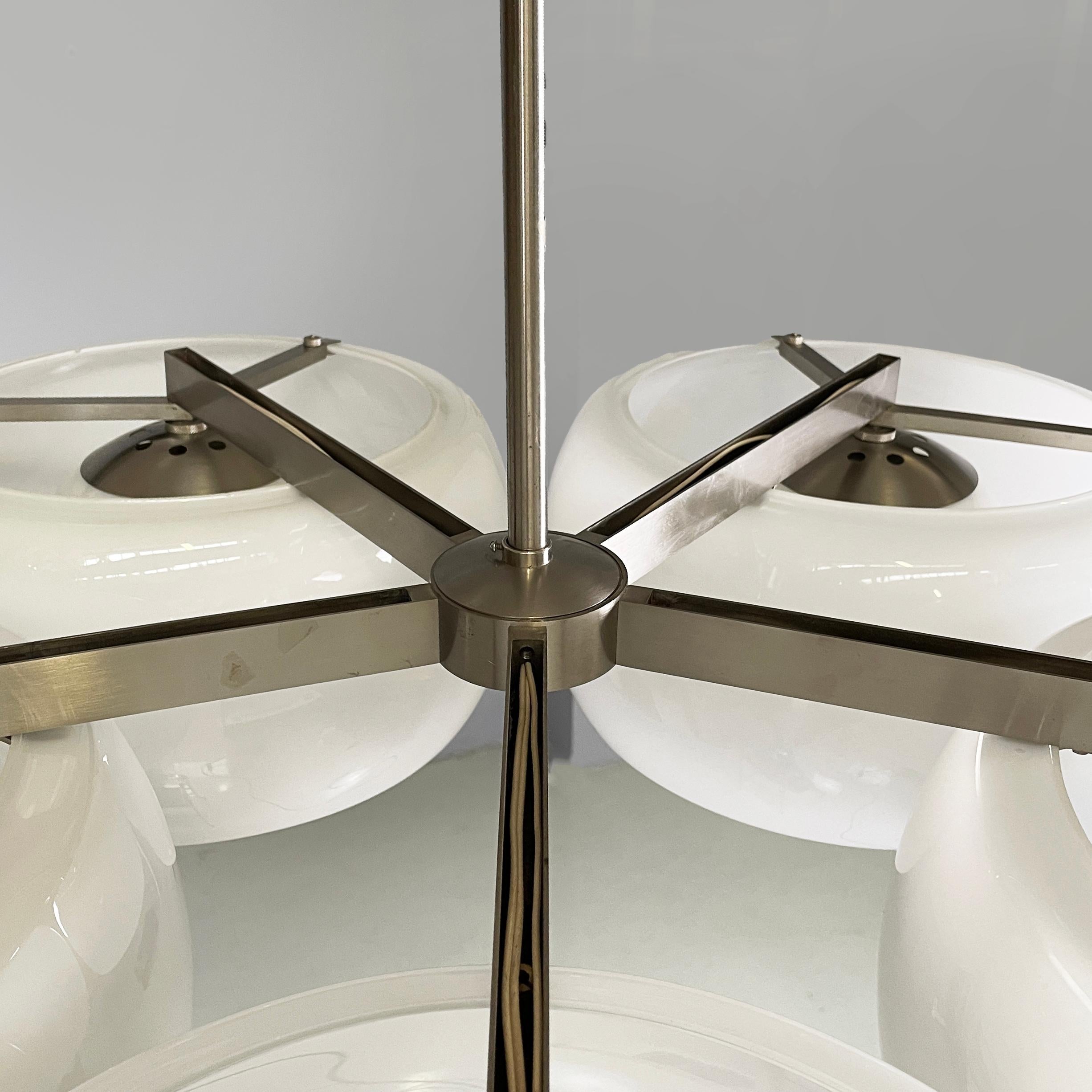 Lampadario moderno italiano Pentaclinio di Vico Magistretti per Artemide, anni '70 in vendita 9