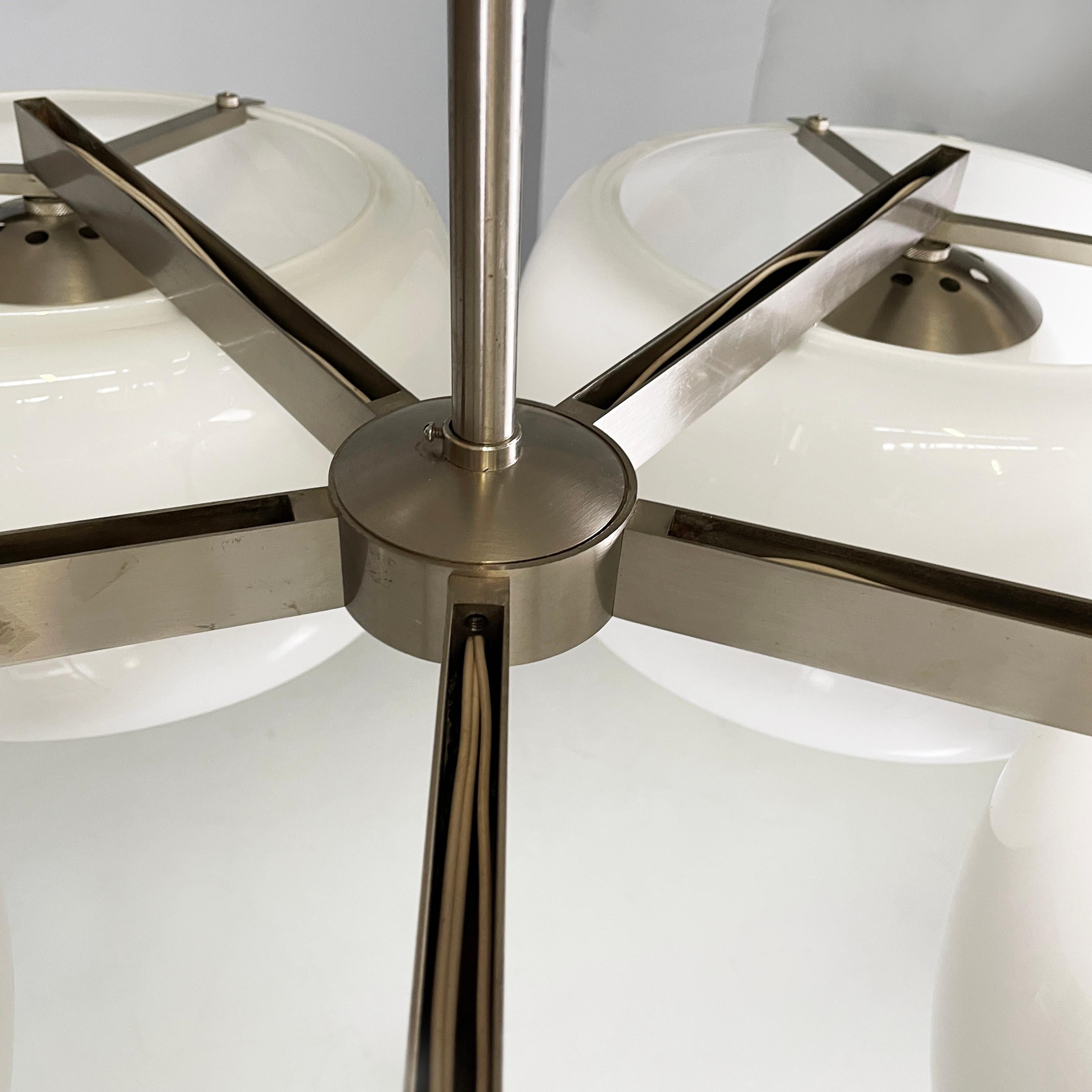 Lampadario moderno italiano Pentaclinio di Vico Magistretti per Artemide, anni '70 in vendita 10