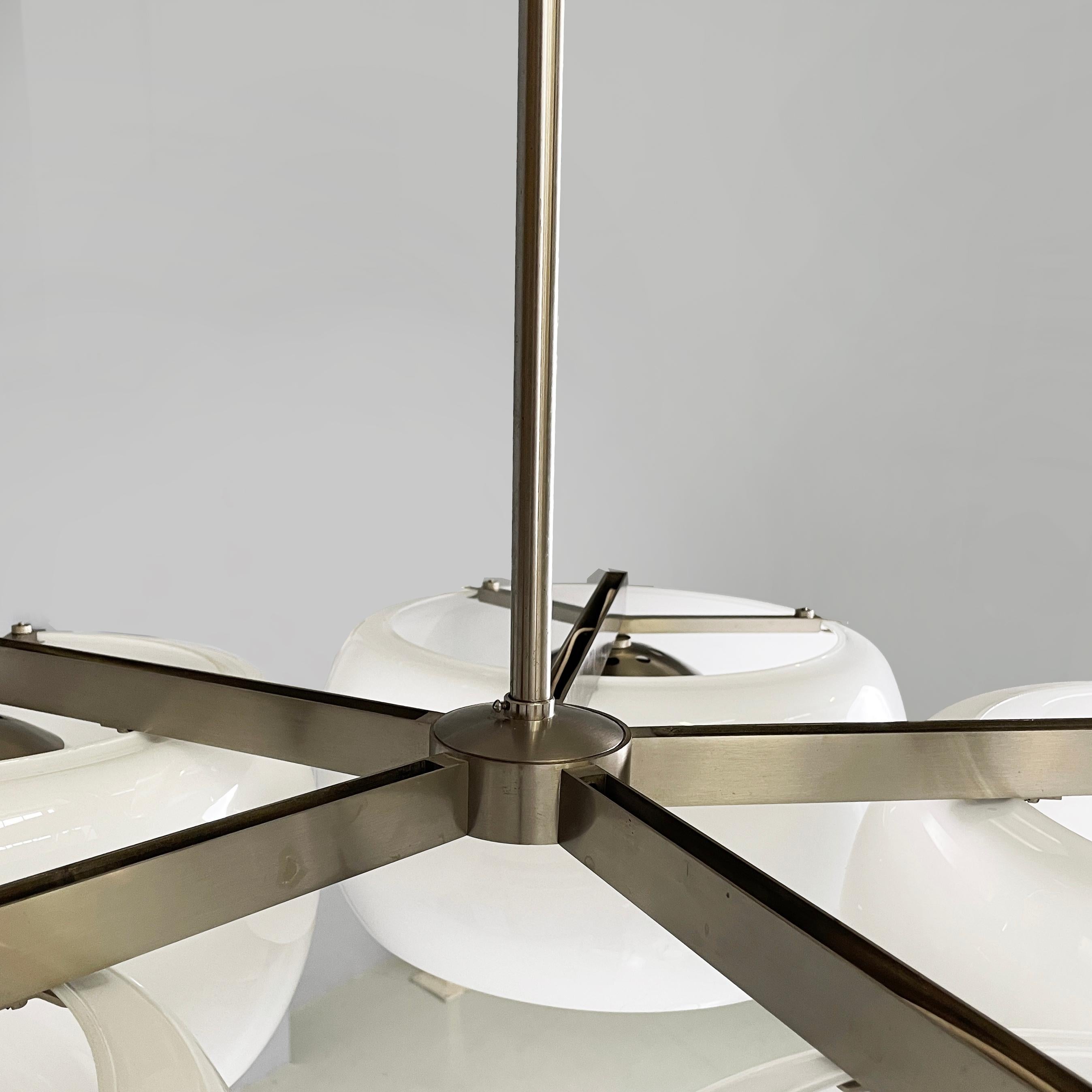 Lampadario moderno italiano Pentaclinio di Vico Magistretti per Artemide, anni '70 in vendita 12