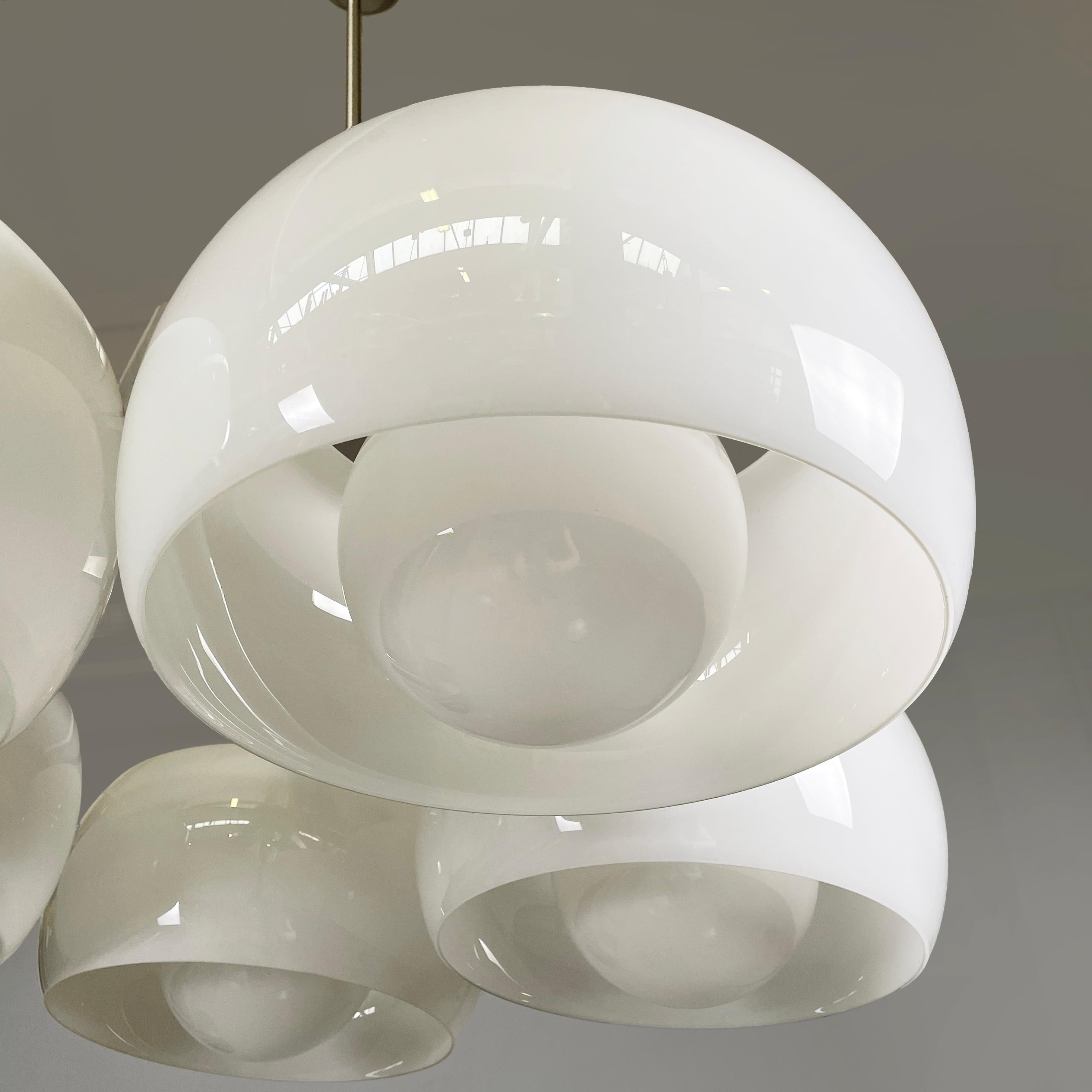 Lampadario moderno italiano Pentaclinio di Vico Magistretti per Artemide, anni '70 in vendita 1