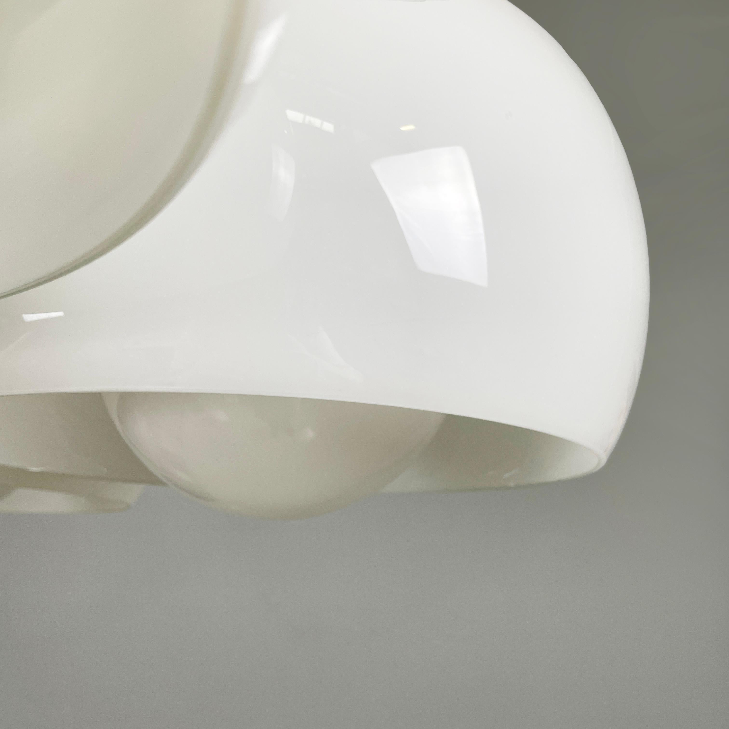 Lampadario moderno italiano Pentaclinio di Vico Magistretti per Artemide, anni '70 in vendita 2
