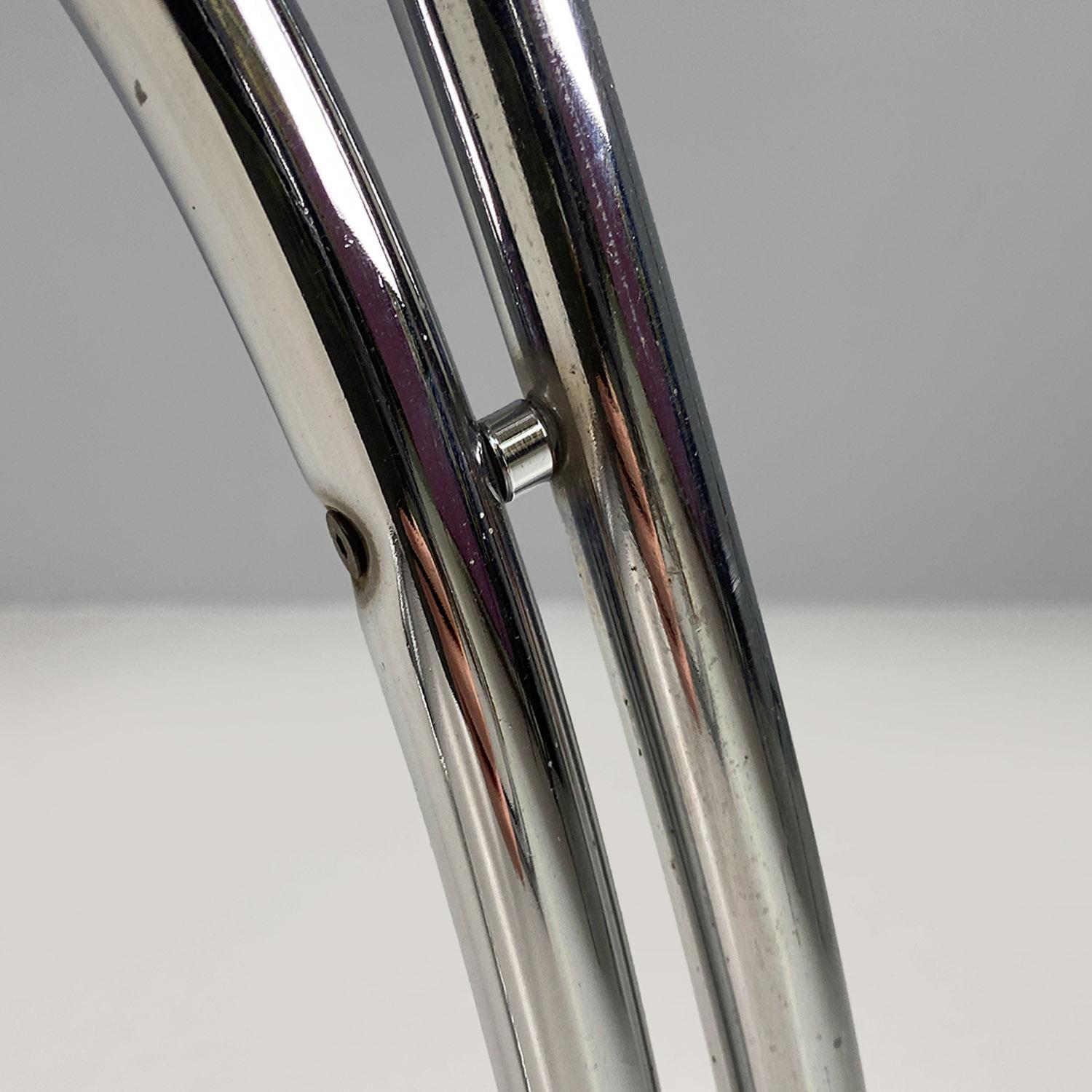 Italian modern chromed steel Sabrina chairs by Gastone Rinaldi for Rima, 1970s 6