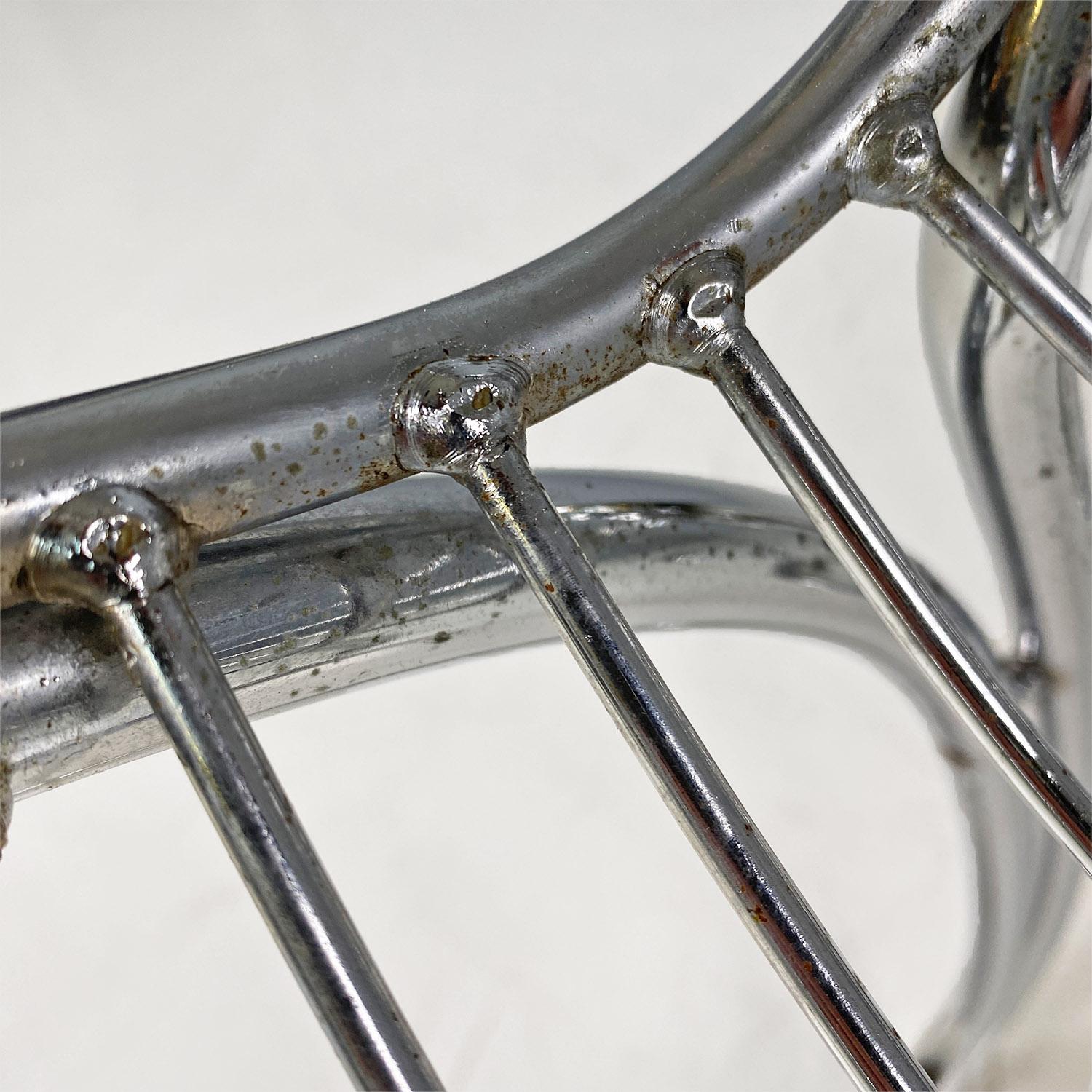 Italian modern chromed steel Sabrina chairs by Gastone Rinaldi for Rima, 1970s 2