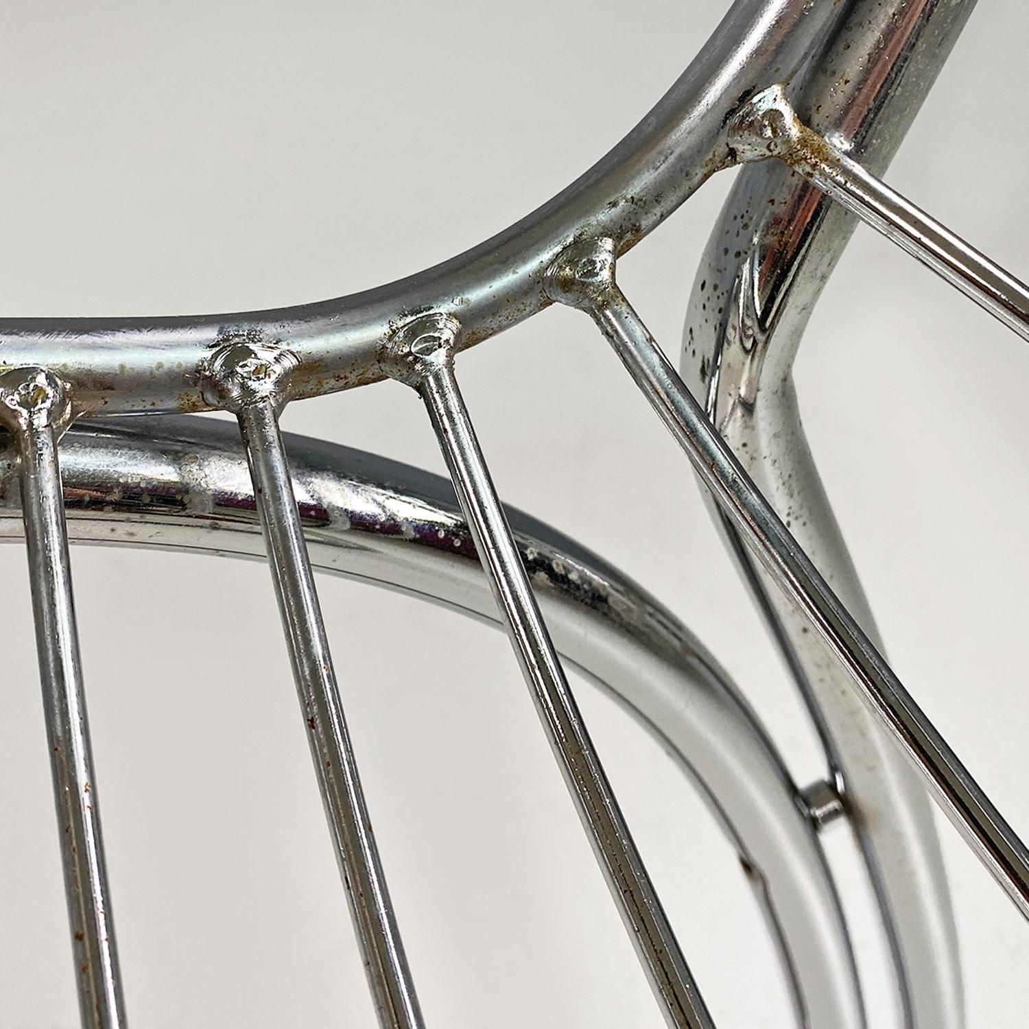 Italian modern chromed steel Sabrina chairs by Gastone Rinaldi for Rima, 1970s 3