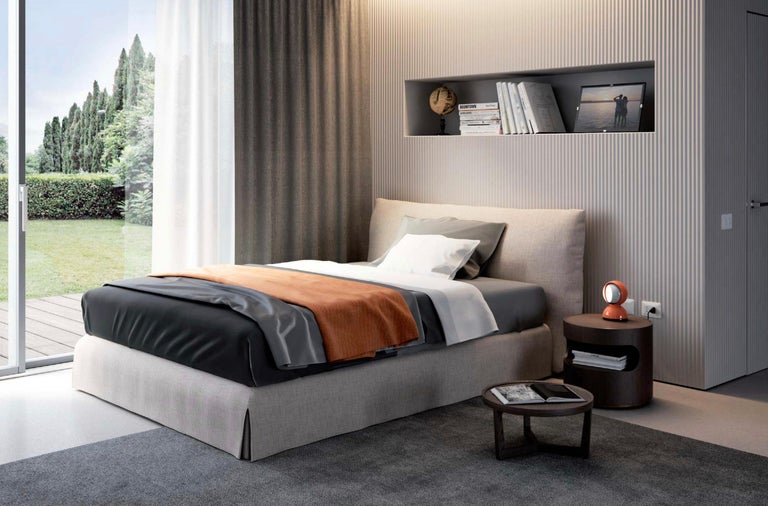 Italian Modern Clouds Bed, Italy, New, Fabric, Italian Bedroom For Sale