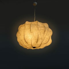 Italian modern cocoon chandelier Nuvola by Tobia Scarpa for Flos, 1970s
