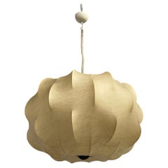 Italian modern cocoon chandelier Nuvola by Tobia Scarpa for Flos, 1970s
