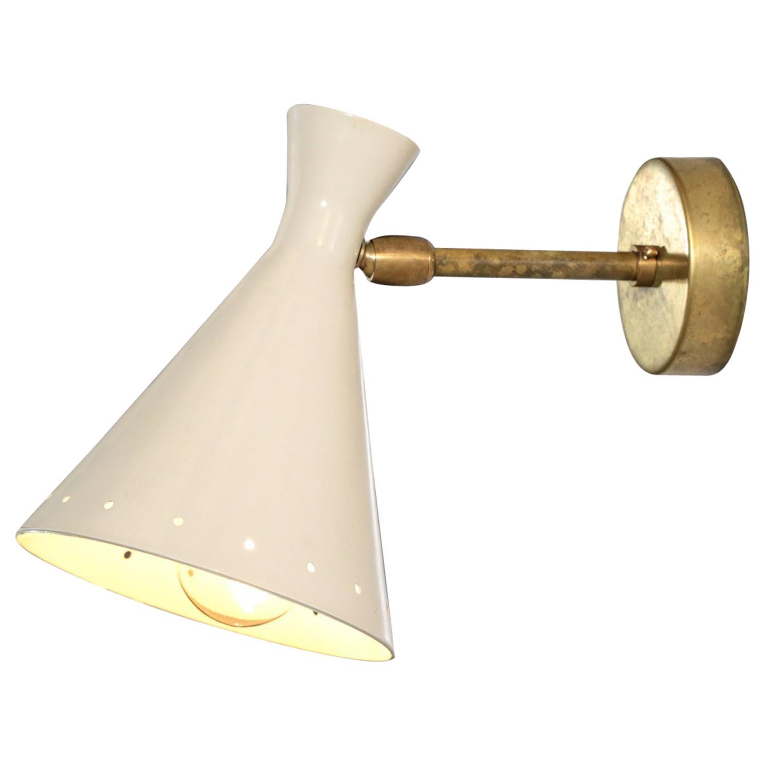 Italienische Moderne "Cocotte" Wandleuchter Beige, Wand Lights im Angebot