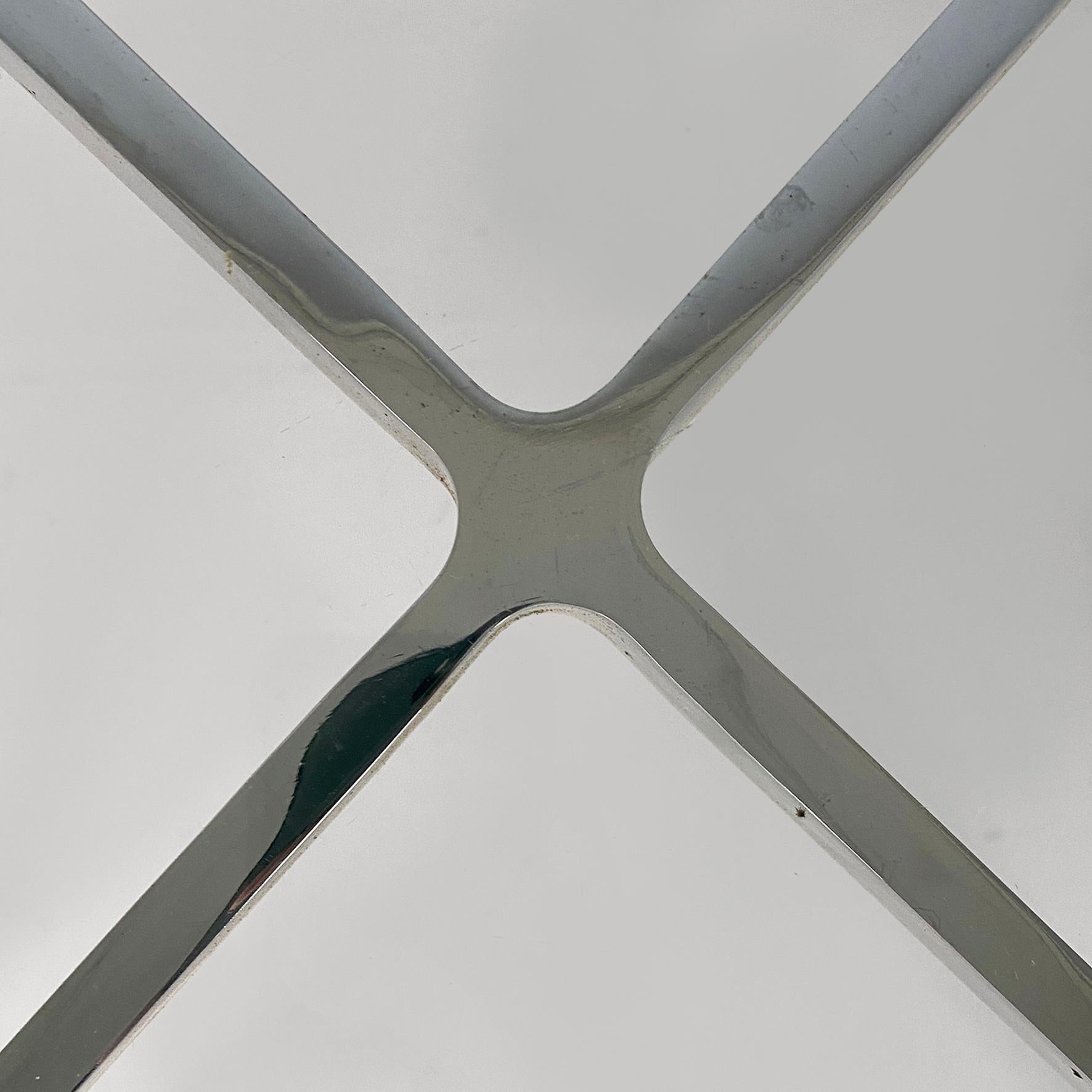 Italian modern coffee table Barcelona by Mies Van der Rohe for Knoll, 1970s For Sale 5