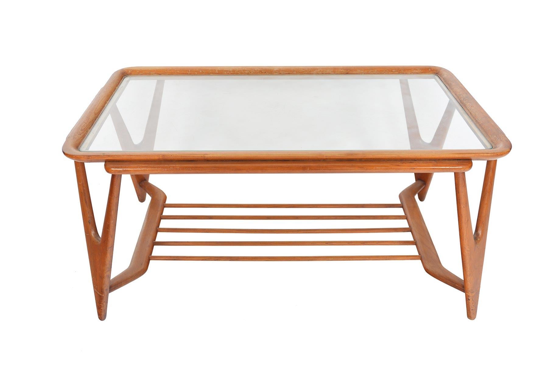 Mid-Century Modern Italian Modern Coffee Table by Cesare Lacca for Cassina