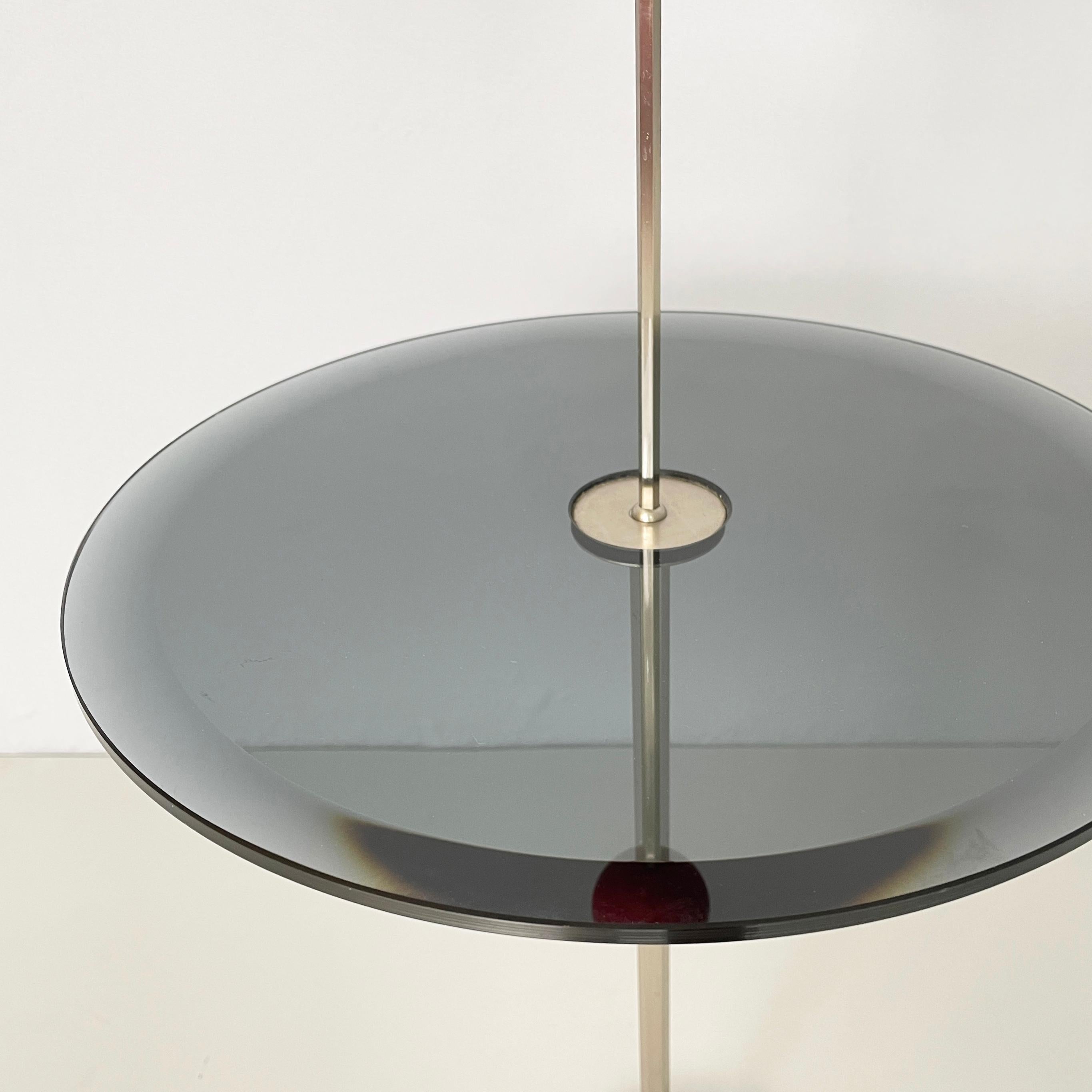 Métal Table basse moderne italienne Orio par Pierluigi Cerri pour Fontana Arte, années 1980 en vente