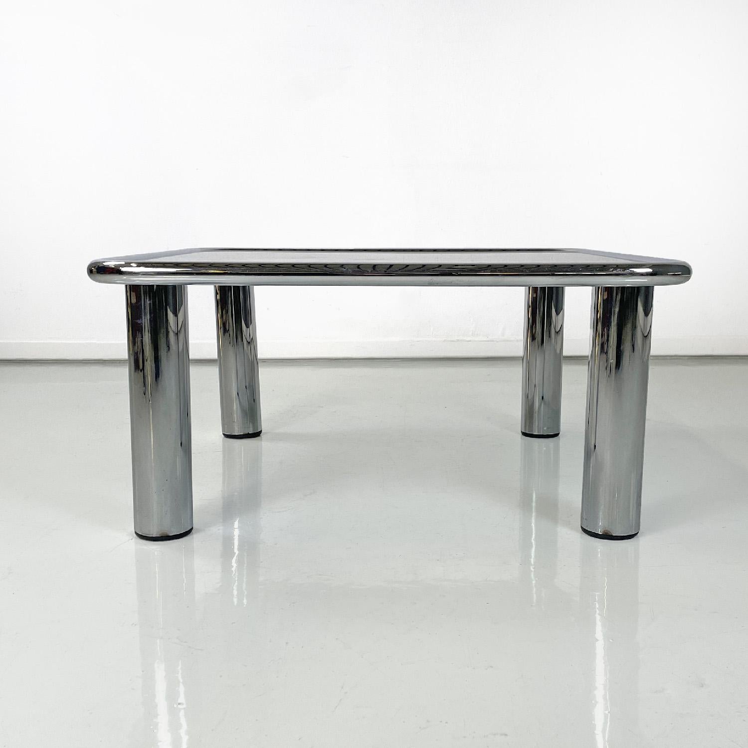 Italian modern coffee table Sesann by Gianfranco Frattini for Cassina, 1970s In Good Condition For Sale In MIlano, IT