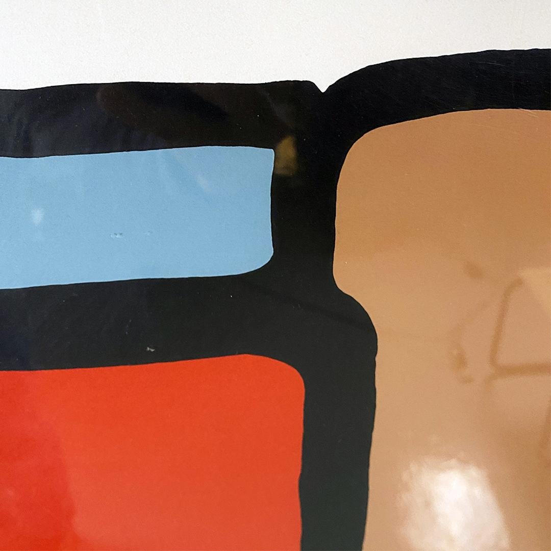 Italian Modern Colored Abstract Painting from an Milanese House-Studio, 1970s 2