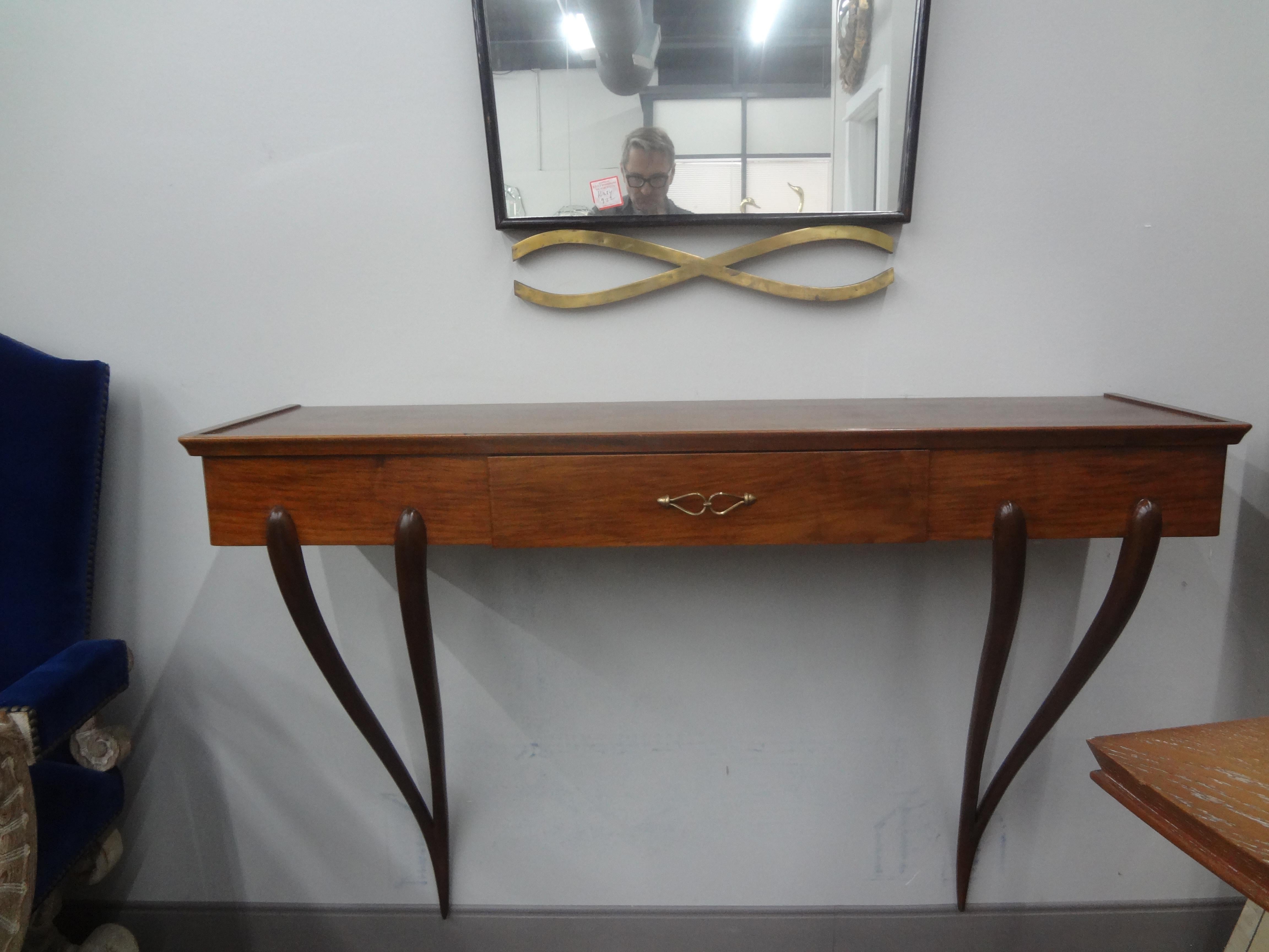 Mid-Century Modern Italian Modern Console Table Attributed to Paolo Buffa
