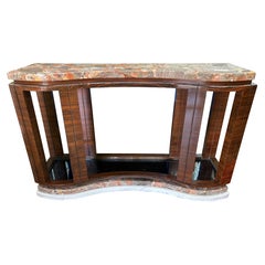Mesa consola italiana de estilo moderno diseñada por Osvaldo Borsani