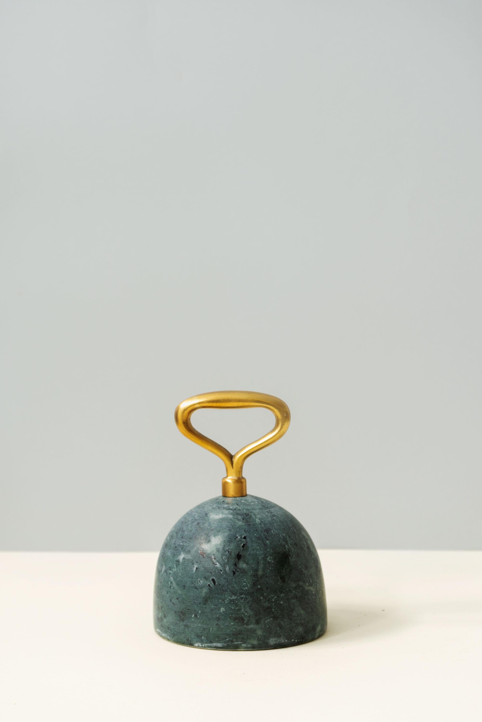 Italian modern contemporary doorstop or decorative object in marble For Sale 5