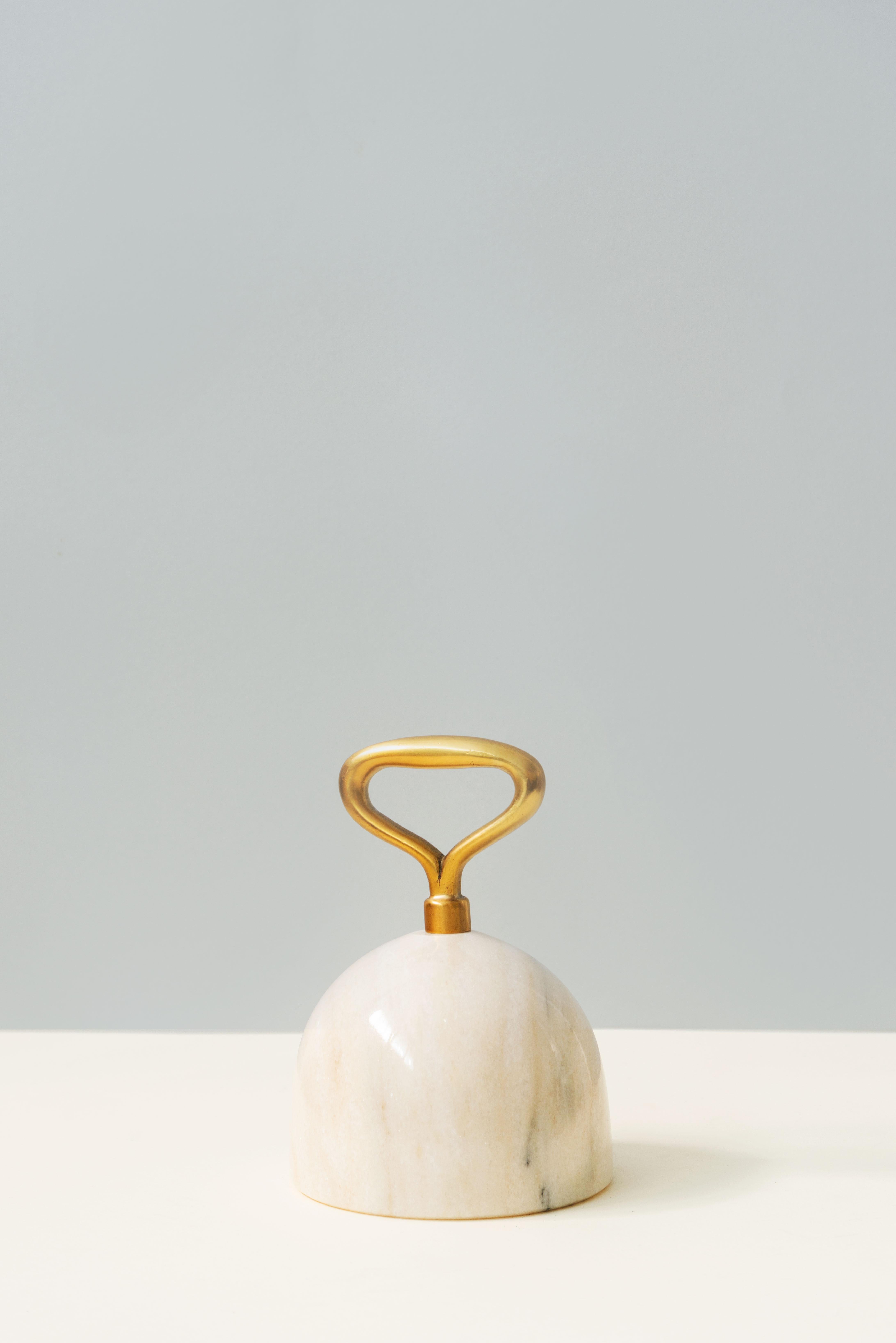 Italian modern contemporary doorstop or decorative object in marble In New Condition For Sale In Milano, IT