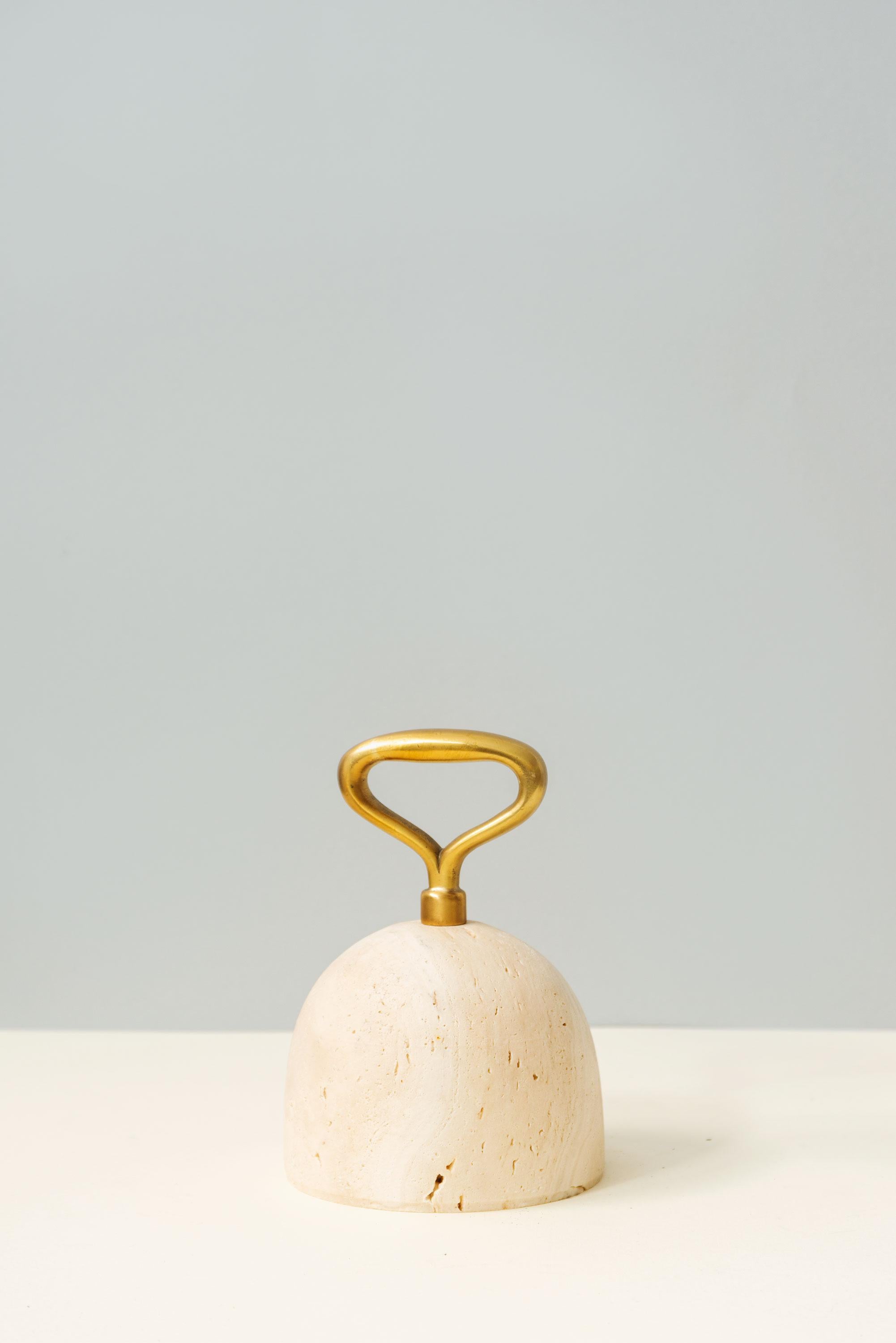 Italian modern contemporary doorstop or decorative object in marble For Sale 3