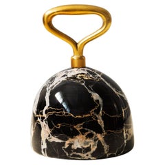 Italian modern contemporary doorstop or decorative object in marble