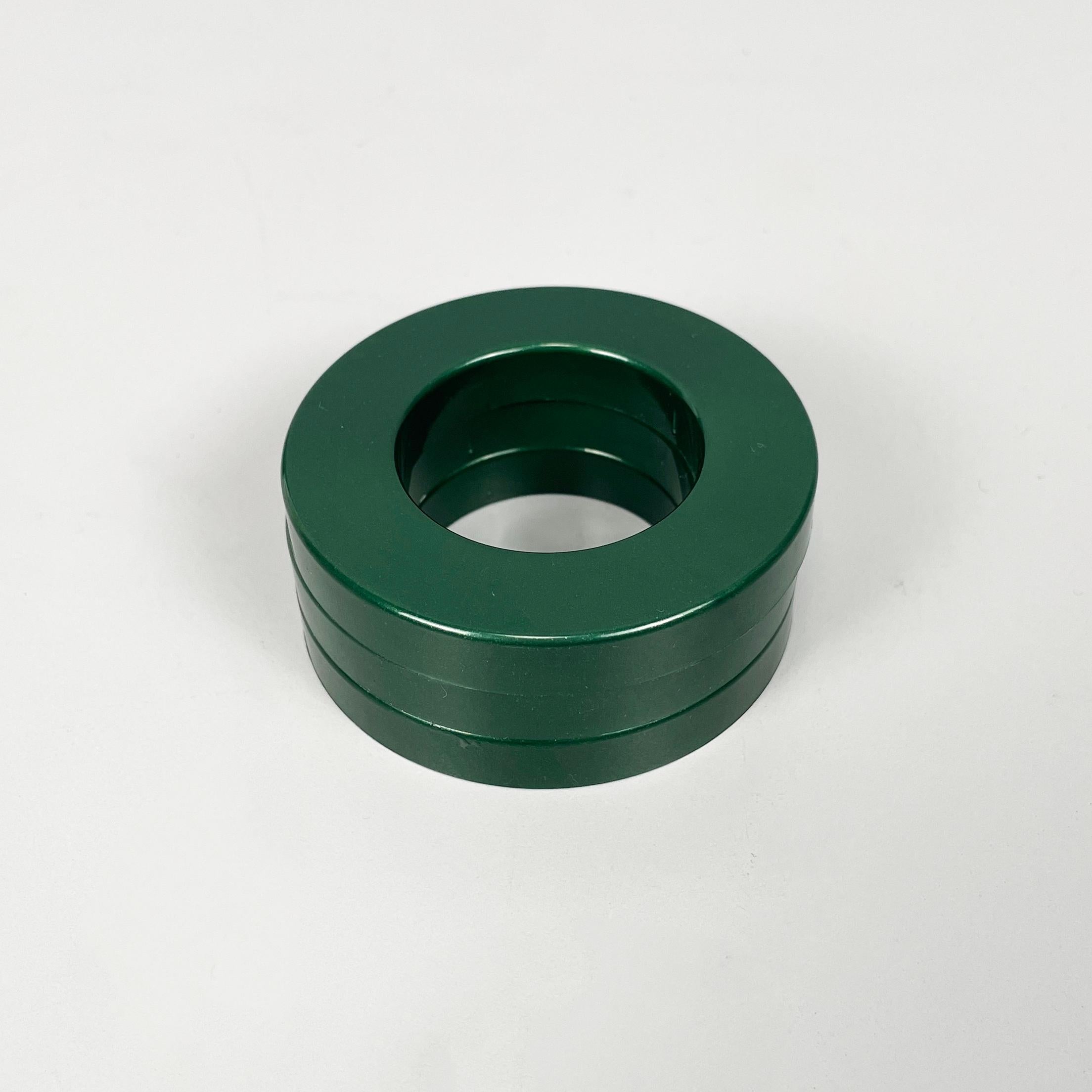 Italian modern dark green rings for perpetual wall calendar by Ring A Date, 2020 In Good Condition For Sale In MIlano, IT