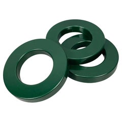 Anelli moderni italiani di colore verde scuro per calendario perpetuo da parete di Ring A Date, 2020