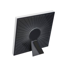 Italienischer italienischer Fotorahmen aus schwarzem und weißem Plexiglas, schwarz  Sharing Black